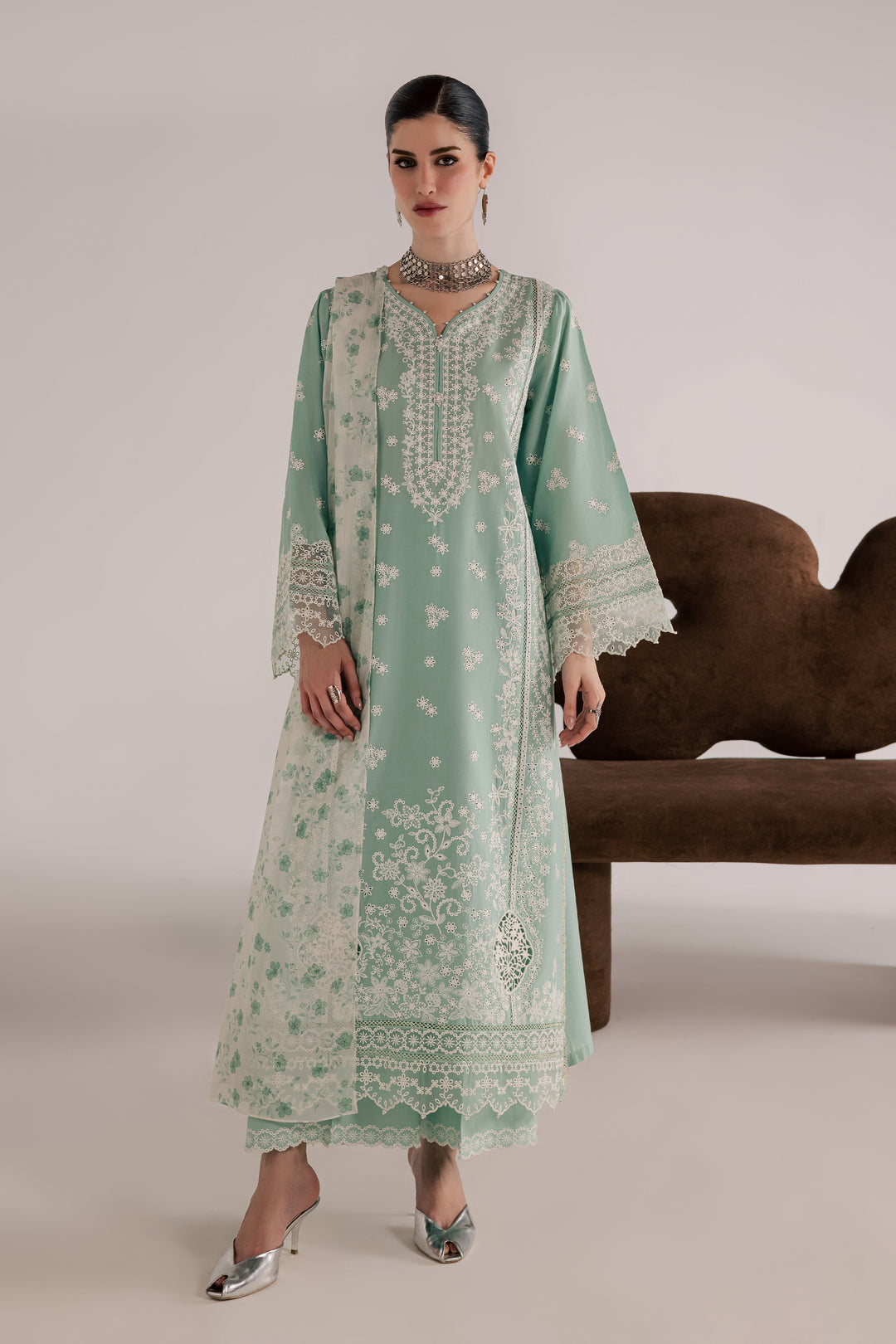  Sohaye 3Pc - Festive Eid Pret BATIKSS26  BATIK   XS / Pearly Blue / Pima Lawn-S / Pearly Blue / Pima Lawn-M / Pearly Blue / Pima Lawn-L / Pearly Blue / Pima Lawn-XL / Pearly Blue / Pima Lawn