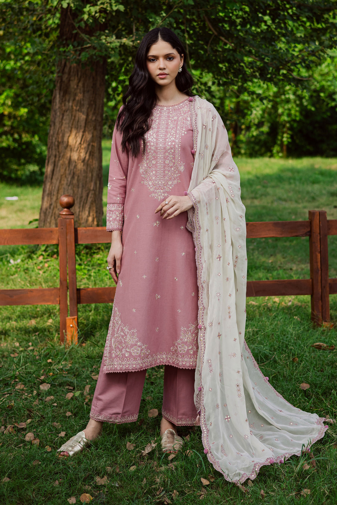  Solace Pink 3Pc - Embroidered Khaddar Dress BATIK WINTER PRET 2025  BATIK   XS / Tea Pink / Khaddar-S / Tea Pink / Khaddar-M / Tea Pink / Khaddar-L / Tea Pink / Khaddar-XL / Tea Pink / Khaddar