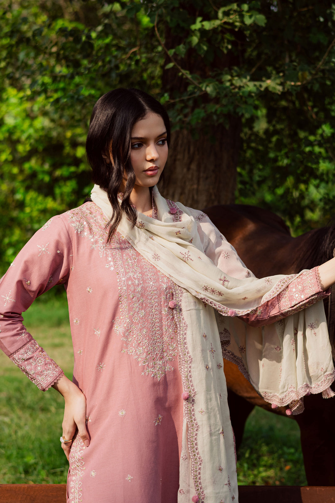  Solace Pink 3Pc - Embroidered Khaddar Dress BATIK WINTER PRET 2025  BATIK   XS / Tea Pink / Khaddar-S / Tea Pink / Khaddar-M / Tea Pink / Khaddar-L / Tea Pink / Khaddar-XL / Tea Pink / Khaddar
