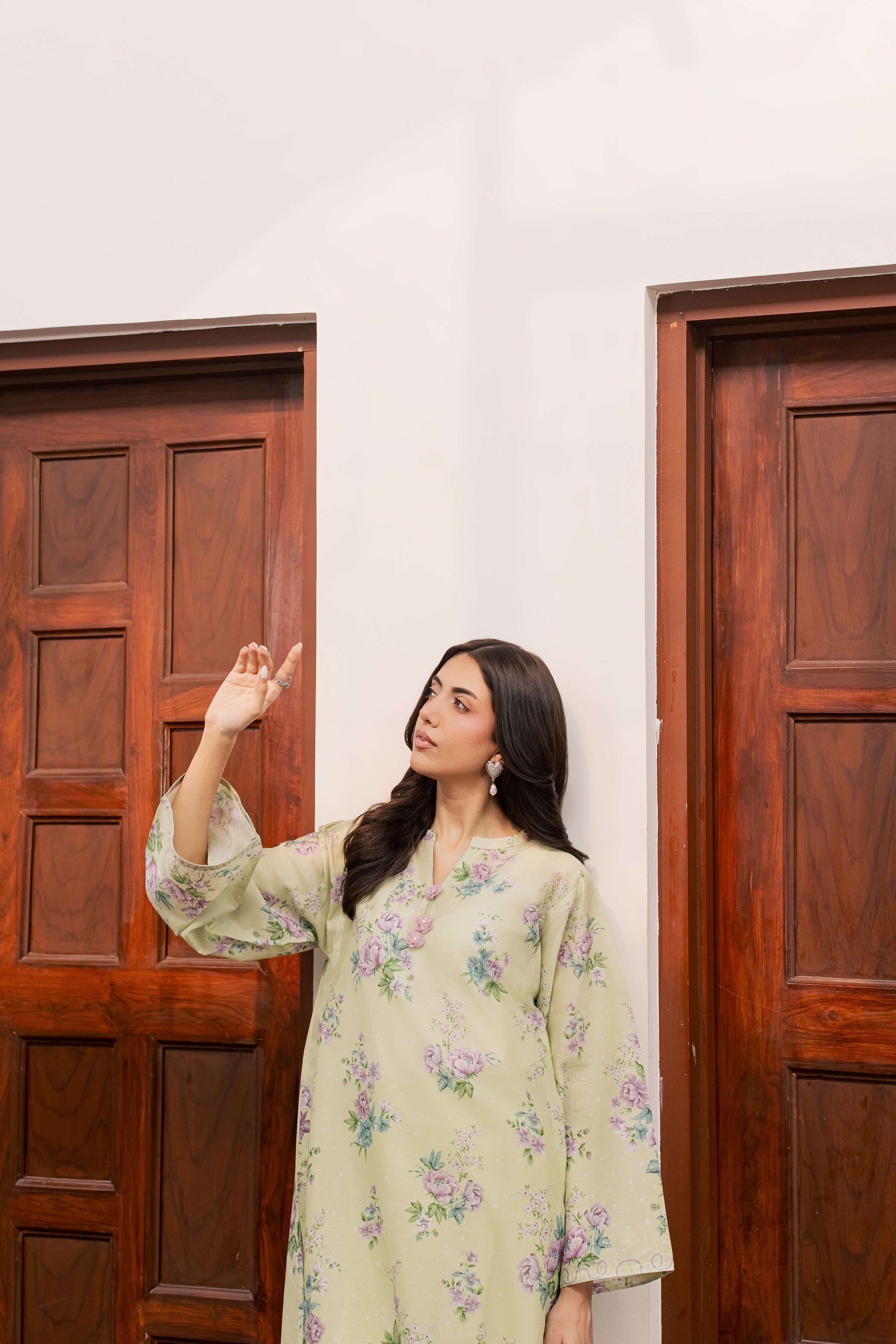  Steffi 2Pc - Printed Lawn Dress BATIKSS26  BATIK   XS / Green / Lawn-S / Green / Lawn-M / Green / Lawn-L / Green / Lawn-XL / Green / Lawn