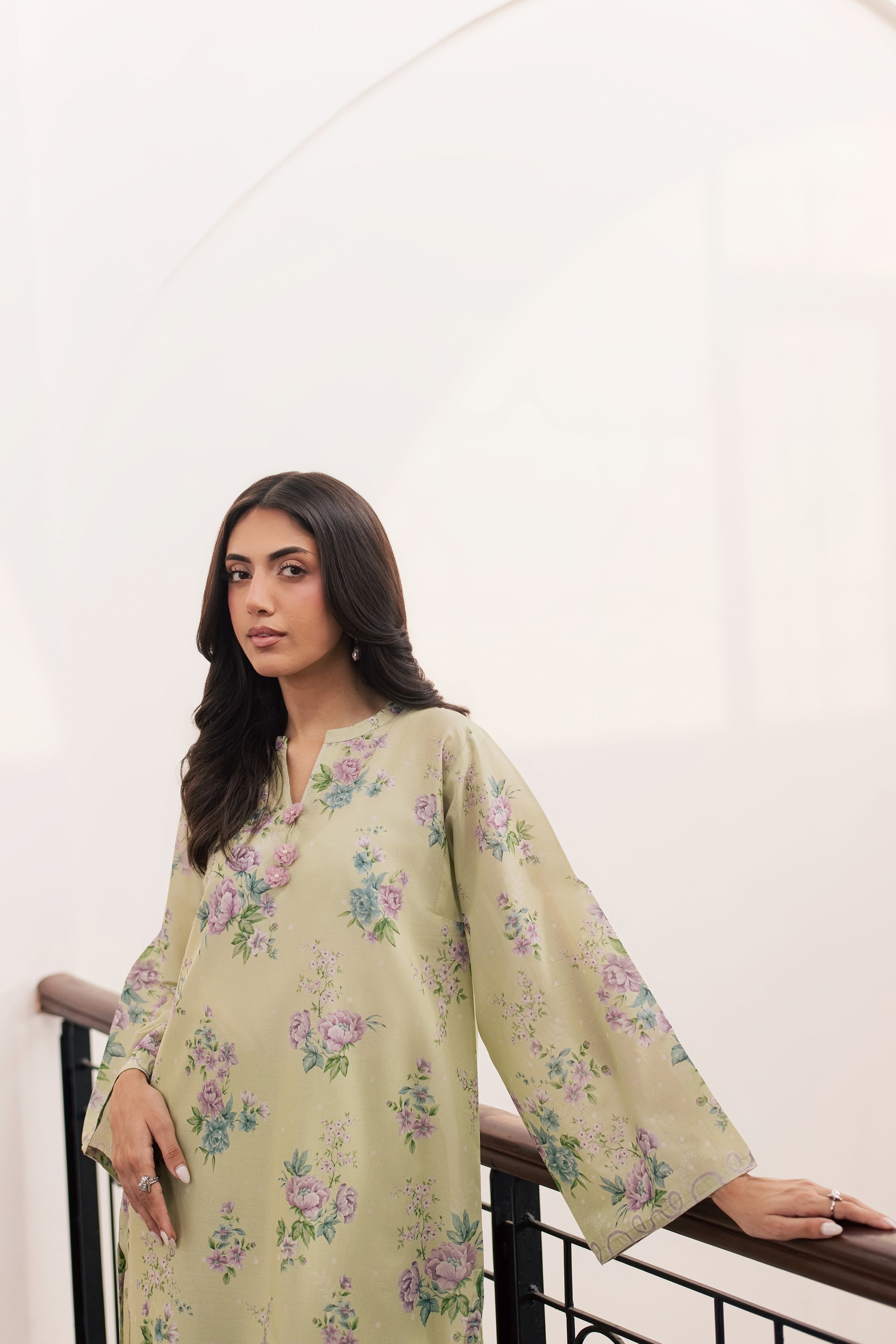  Steffi 2Pc - Printed Lawn Dress BATIKSS26  BATIK   XS / Green / Lawn-S / Green / Lawn-M / Green / Lawn-L / Green / Lawn-XL / Green / Lawn