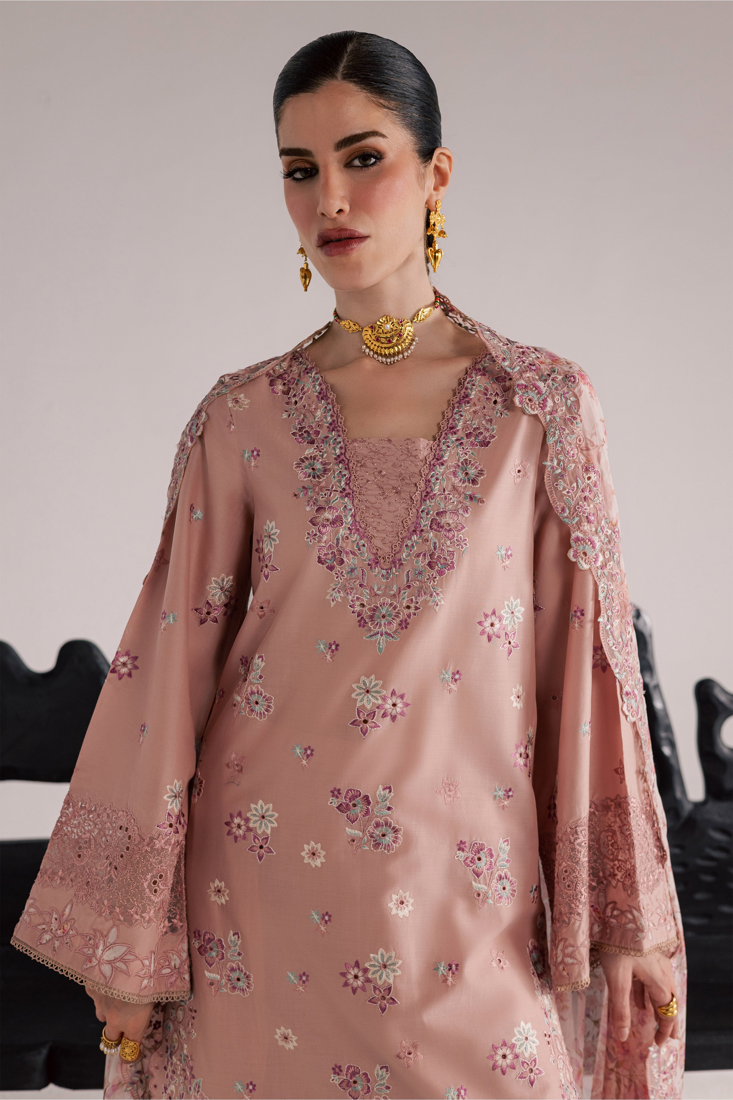  SunStone 3Pc - Festive Eid Pret BATIKSS26  BATIK   XS / Candy Pink / Pima Lawn-S / Candy Pink / Pima Lawn-M / Candy Pink / Pima Lawn-L / Candy Pink / Pima Lawn-XL / Candy Pink / Pima Lawn