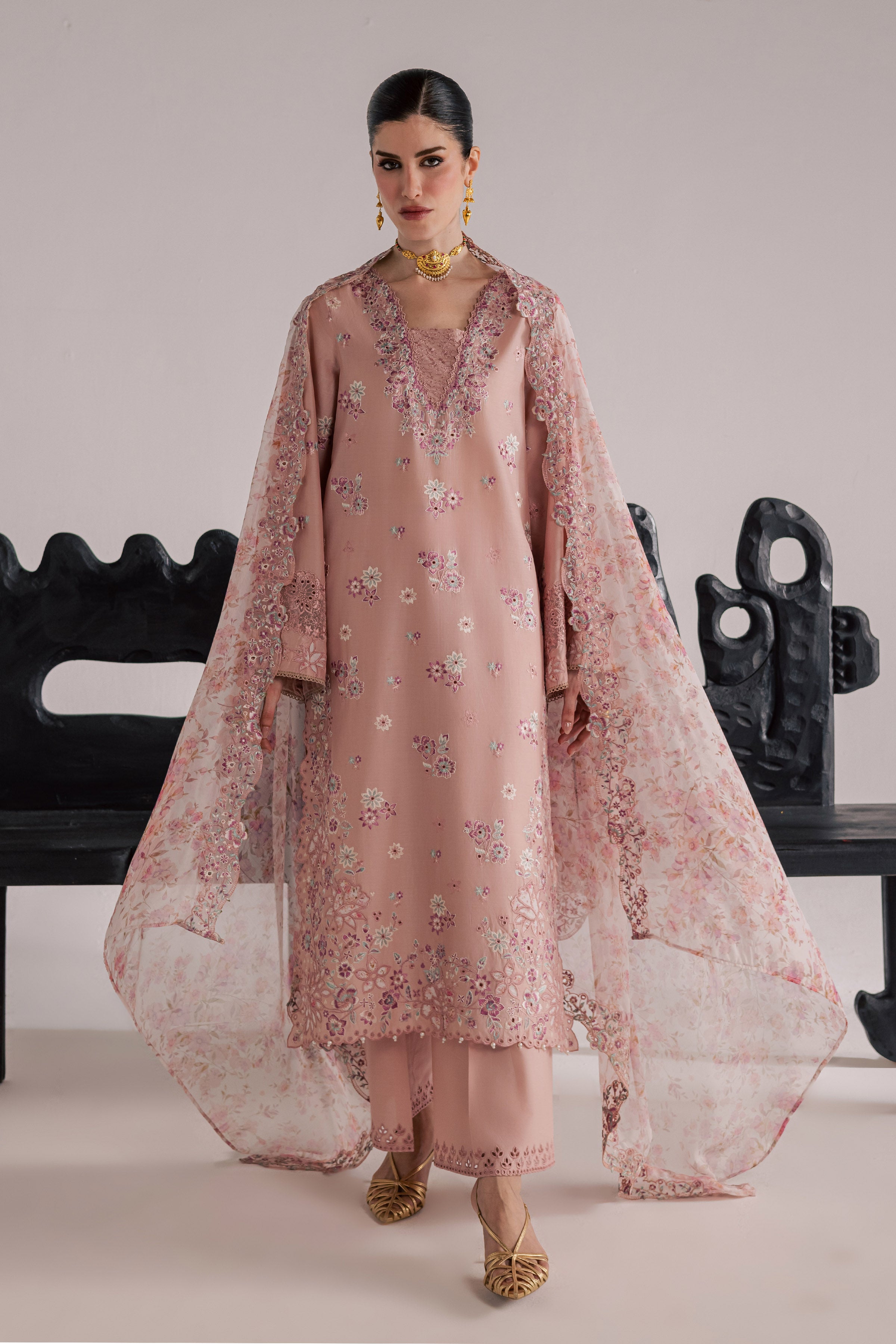  SunStone 3Pc - Festive Eid Pret BATIKSS26  BATIK   XS / Candy Pink / Pima Lawn-S / Candy Pink / Pima Lawn-M / Candy Pink / Pima Lawn-L / Candy Pink / Pima Lawn-XL / Candy Pink / Pima Lawn