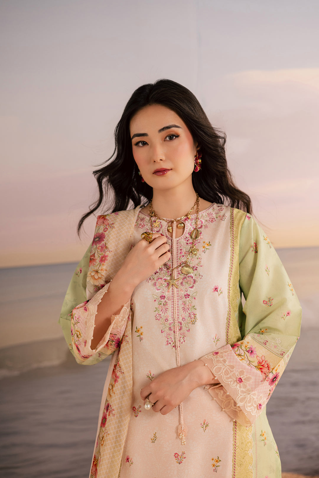  Syrus 3Pc - Printed Lawn Dress BATIKSS26  BATIK   XS / Pink / Lawn-S / Pink / Lawn-M / Pink / Lawn-L / Pink / Lawn-XL / Pink / Lawn