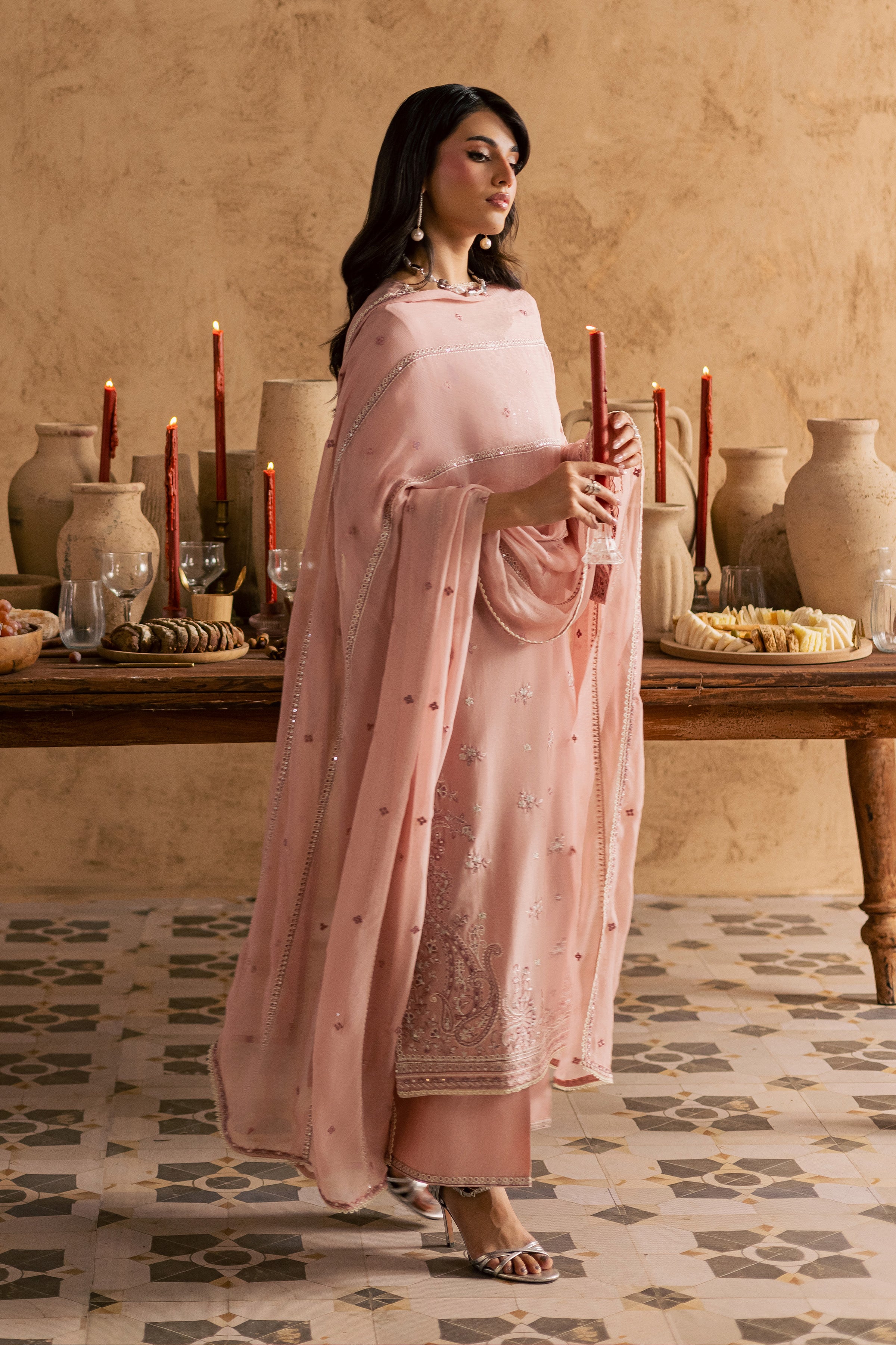  Taffy Aria 3Pc - Embroidered Festive Pret BATIKSS26  BATIK   XS / Candy Pink / Pima Lawn-S / Candy Pink / Pima Lawn-M / Candy Pink / Pima Lawn-L / Candy Pink / Pima Lawn-XL / Candy Pink / Pima Lawn