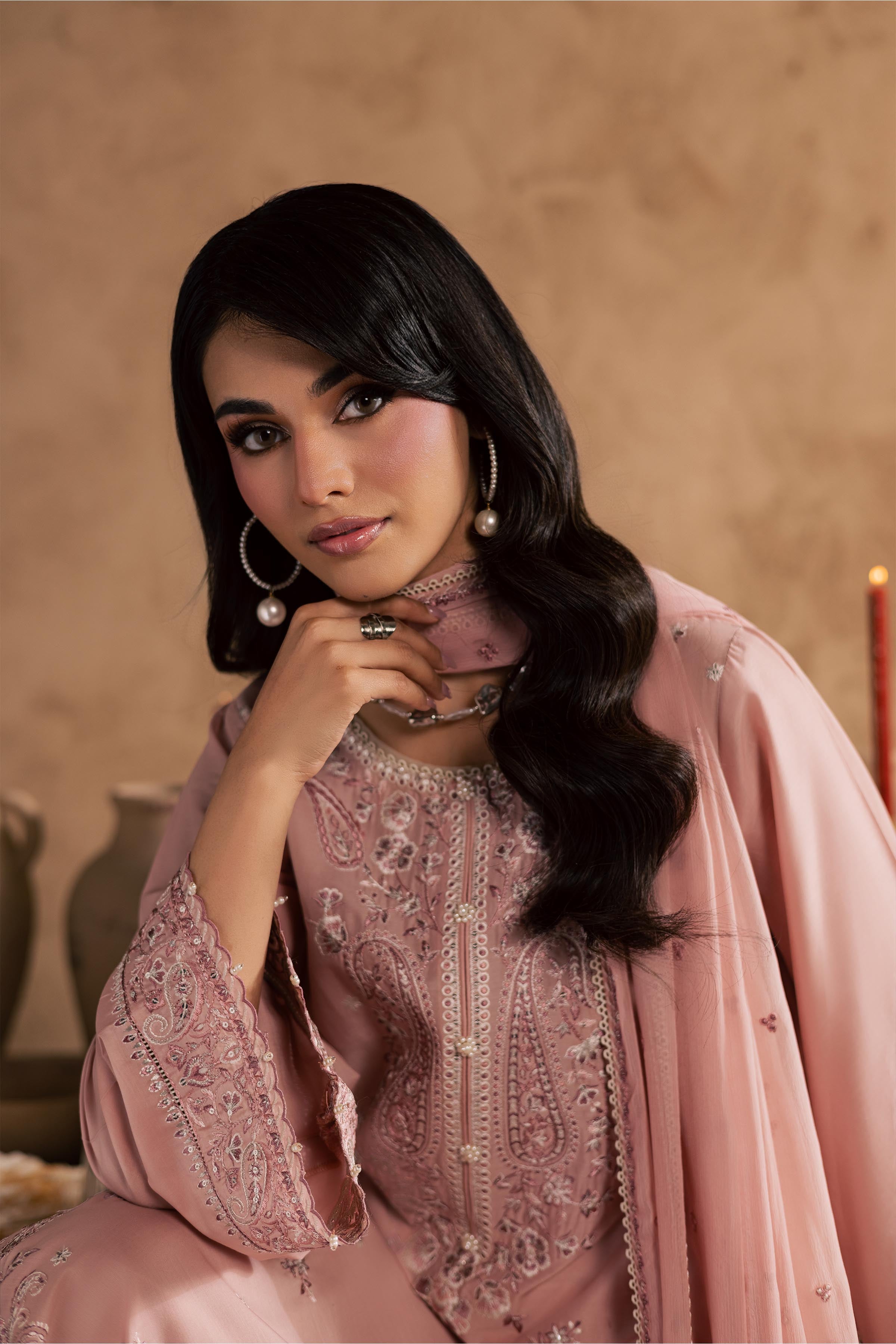  Taffy Aria 3Pc - Embroidered Festive Pret BATIKSS26  BATIK   XS / Candy Pink / Pima Lawn-S / Candy Pink / Pima Lawn-M / Candy Pink / Pima Lawn-L / Candy Pink / Pima Lawn-XL / Candy Pink / Pima Lawn