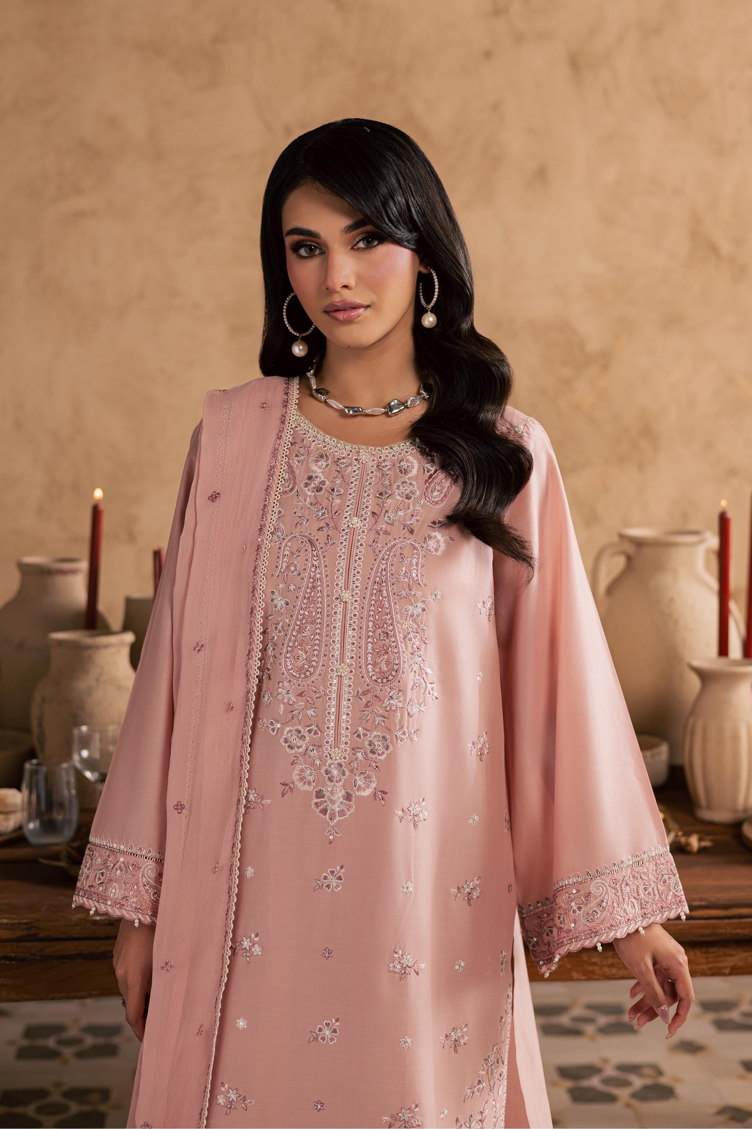  Taffy Aria 3Pc - Embroidered Festive Pret BATIKSS26  BATIK   XS / Candy Pink / Pima Lawn-S / Candy Pink / Pima Lawn-M / Candy Pink / Pima Lawn-L / Candy Pink / Pima Lawn-XL / Candy Pink / Pima Lawn