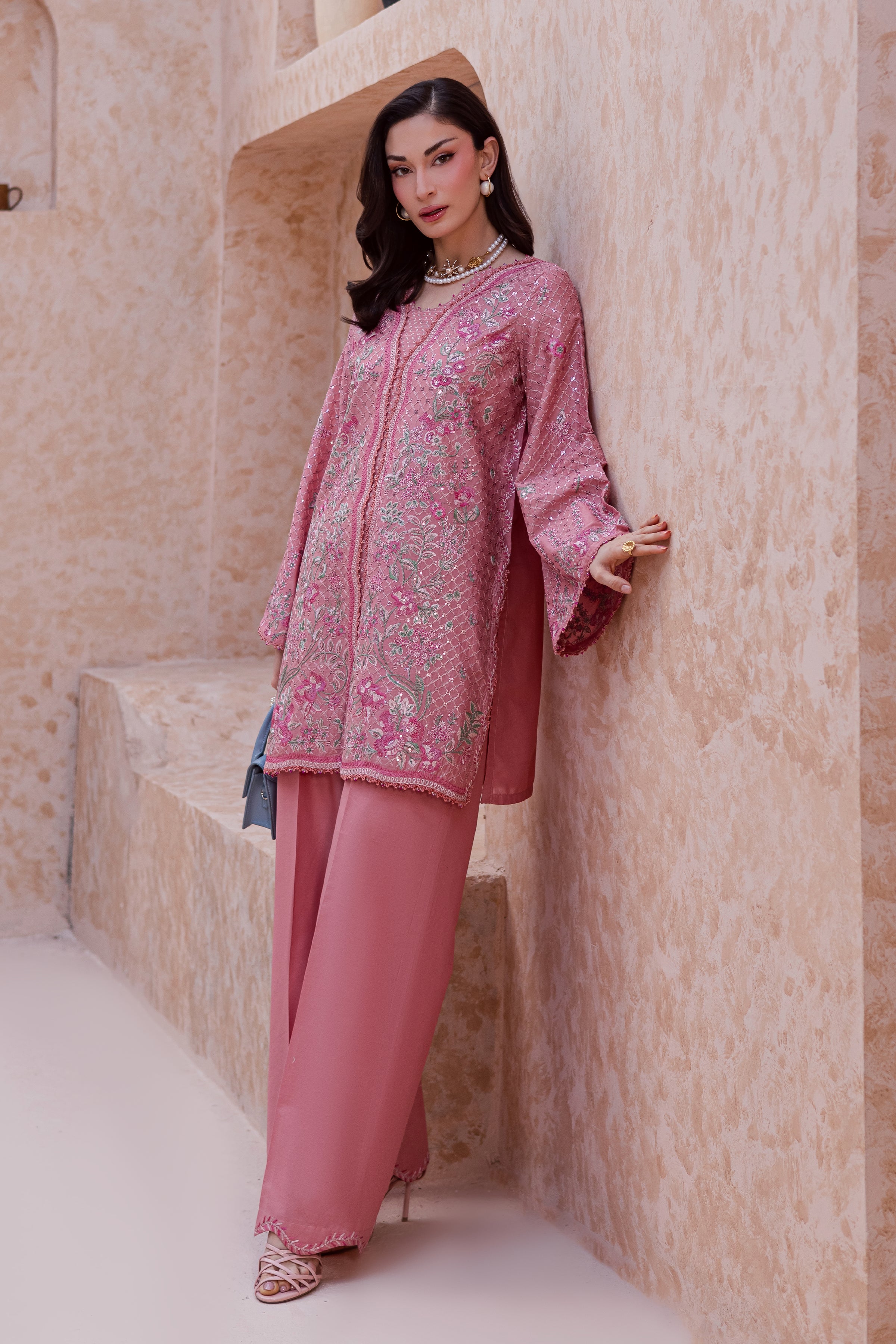  Taffy Blush 2Pc - Festive Embroidered Lawn BATIKEID2026  BATIK   XS / Taffy Pink / Pima Lawn-S / Taffy Pink / Pima Lawn-M / Taffy Pink / Pima Lawn-L / Taffy Pink / Pima Lawn-XL / Taffy Pink / Pima Lawn