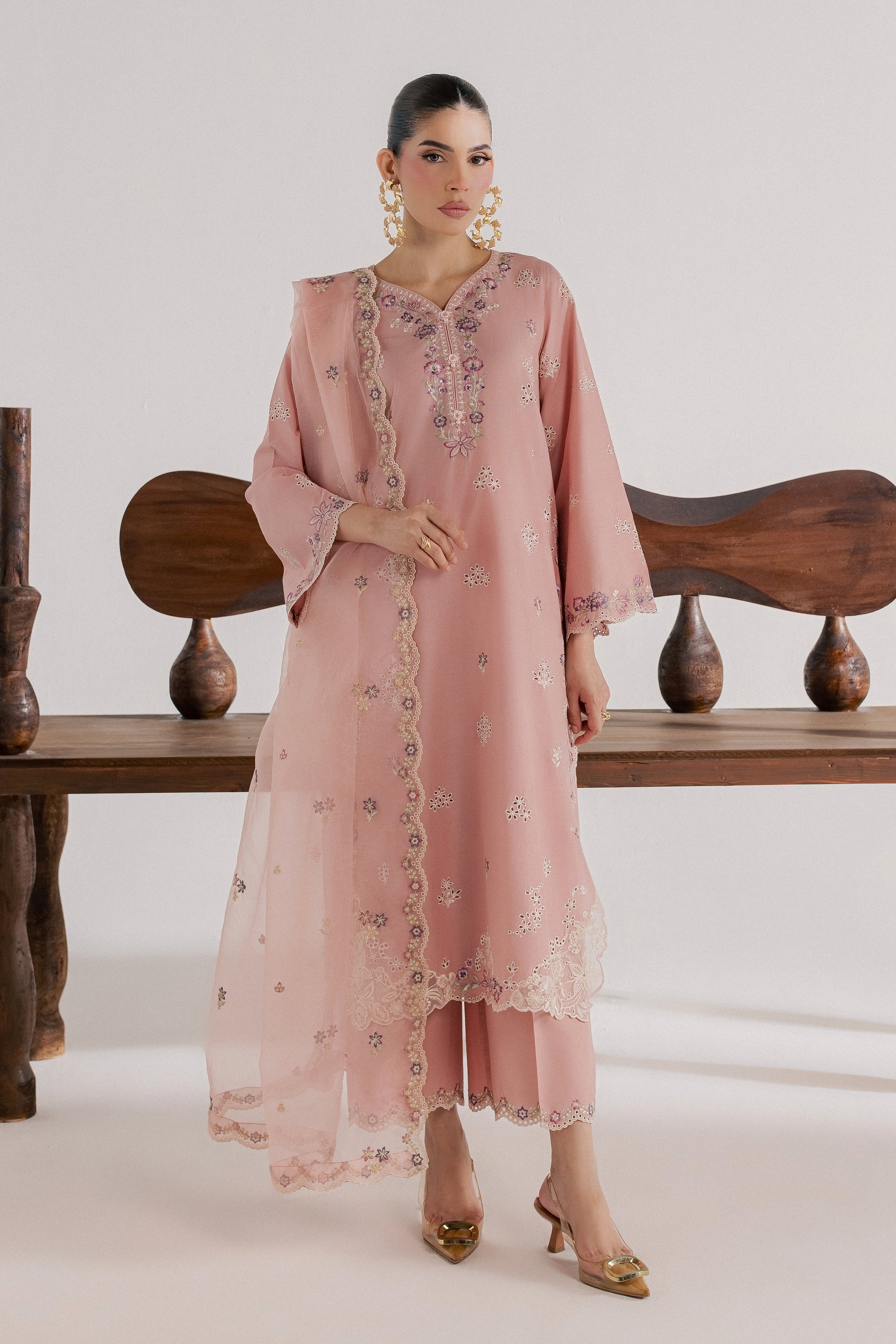  Taffy Macaron 3Pc - Luxury Embroidered Lawn BATIKSS26  BATIK   XS / Taffy Pink / Pima Lawn-S / Taffy Pink / Pima Lawn-M / Taffy Pink / Pima Lawn-L / Taffy Pink / Pima Lawn-XL / Taffy Pink / Pima Lawn