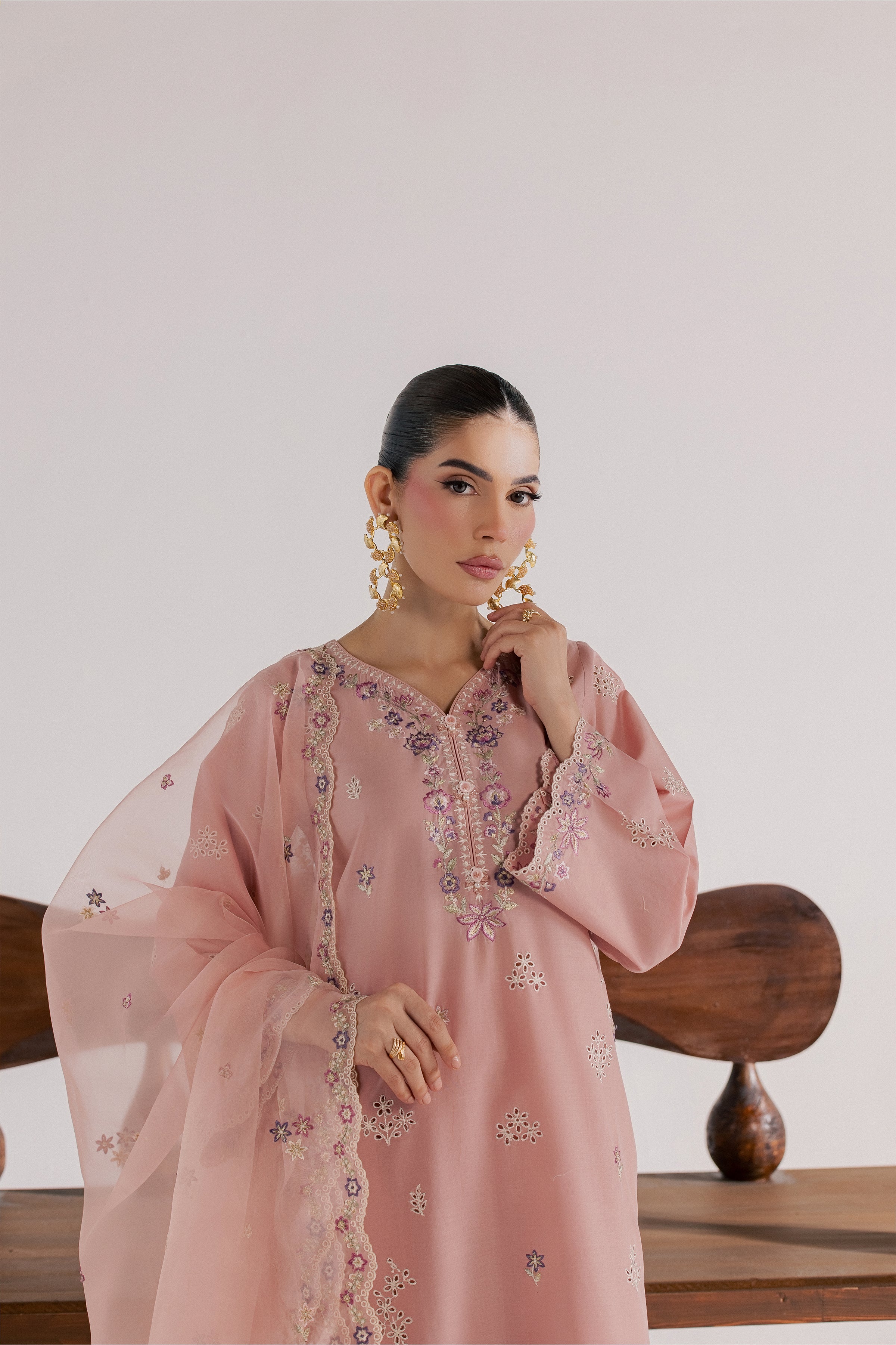  Taffy Macaron 3Pc - Luxury Embroidered Lawn BATIKSS26  BATIK   XS / Taffy Pink / Pima Lawn-S / Taffy Pink / Pima Lawn-M / Taffy Pink / Pima Lawn-L / Taffy Pink / Pima Lawn-XL / Taffy Pink / Pima Lawn