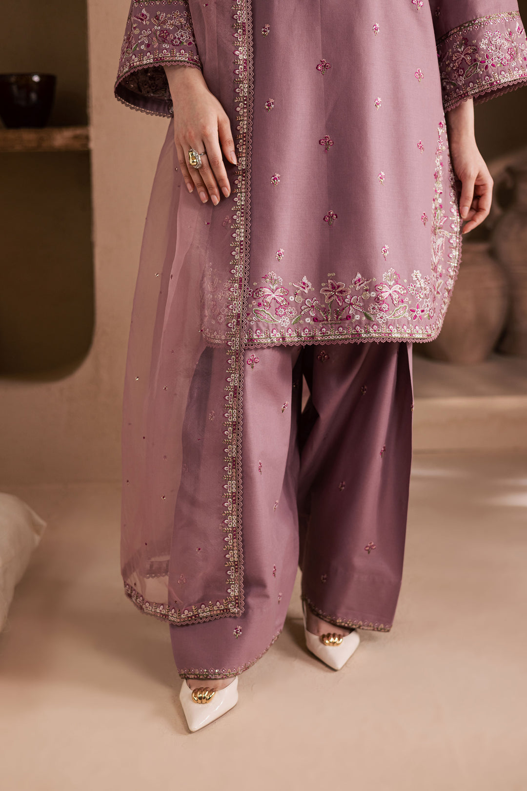  Tea Alyssa 3Pc - Embroidered Khaddar Dress BATIK WINTER PRET 2025  BATIK   XS / Onion / Khaddar-S / Onion / Khaddar-M / Onion / Khaddar-L / Onion / Khaddar-XL / Onion / Khaddar
