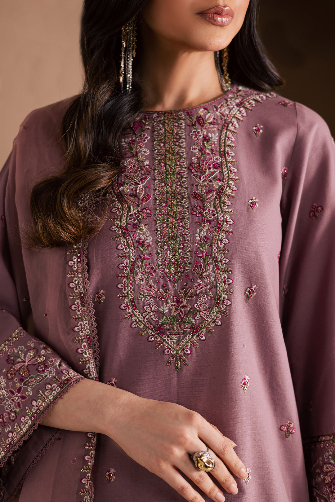  Tea Alyssa 3Pc - Embroidered Khaddar Dress BATIK WINTER PRET 2025  BATIK   XS / Onion / Khaddar-S / Onion / Khaddar-M / Onion / Khaddar-L / Onion / Khaddar-XL / Onion / Khaddar