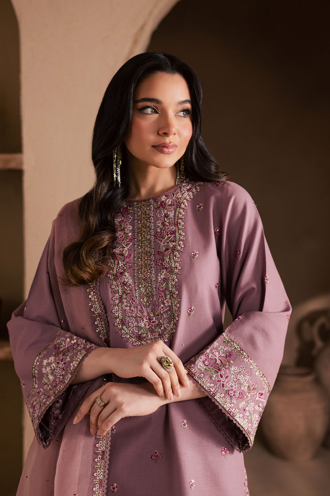  Tea Alyssa 3Pc - Embroidered Khaddar Dress BATIK WINTER PRET 2025  BATIK   XS / Onion / Khaddar-S / Onion / Khaddar-M / Onion / Khaddar-L / Onion / Khaddar-XL / Onion / Khaddar