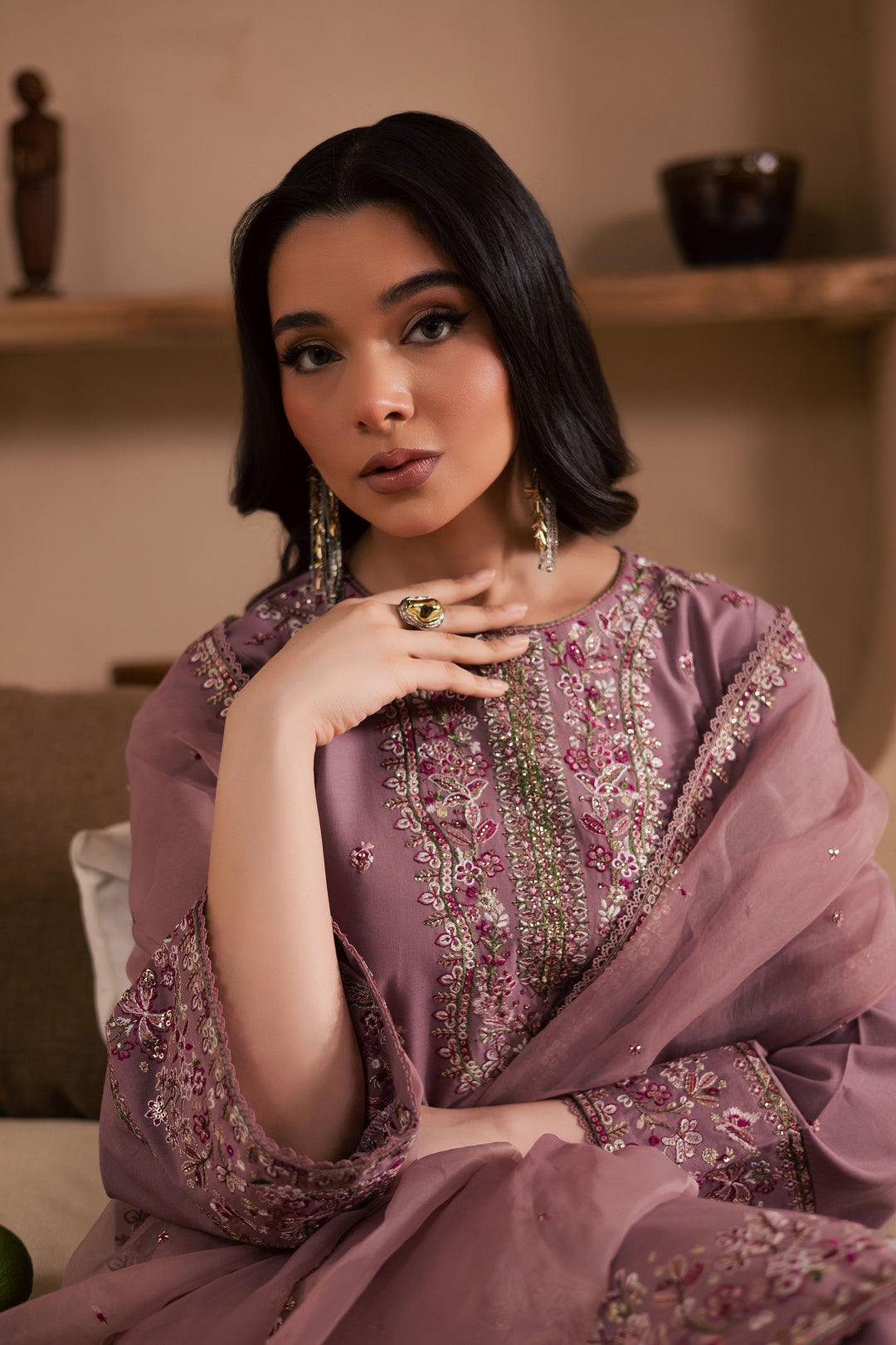  Tea Alyssa 3Pc - Embroidered Khaddar Dress BATIK WINTER PRET 2025  BATIK   XS / Onion / Khaddar-S / Onion / Khaddar-M / Onion / Khaddar-L / Onion / Khaddar-XL / Onion / Khaddar