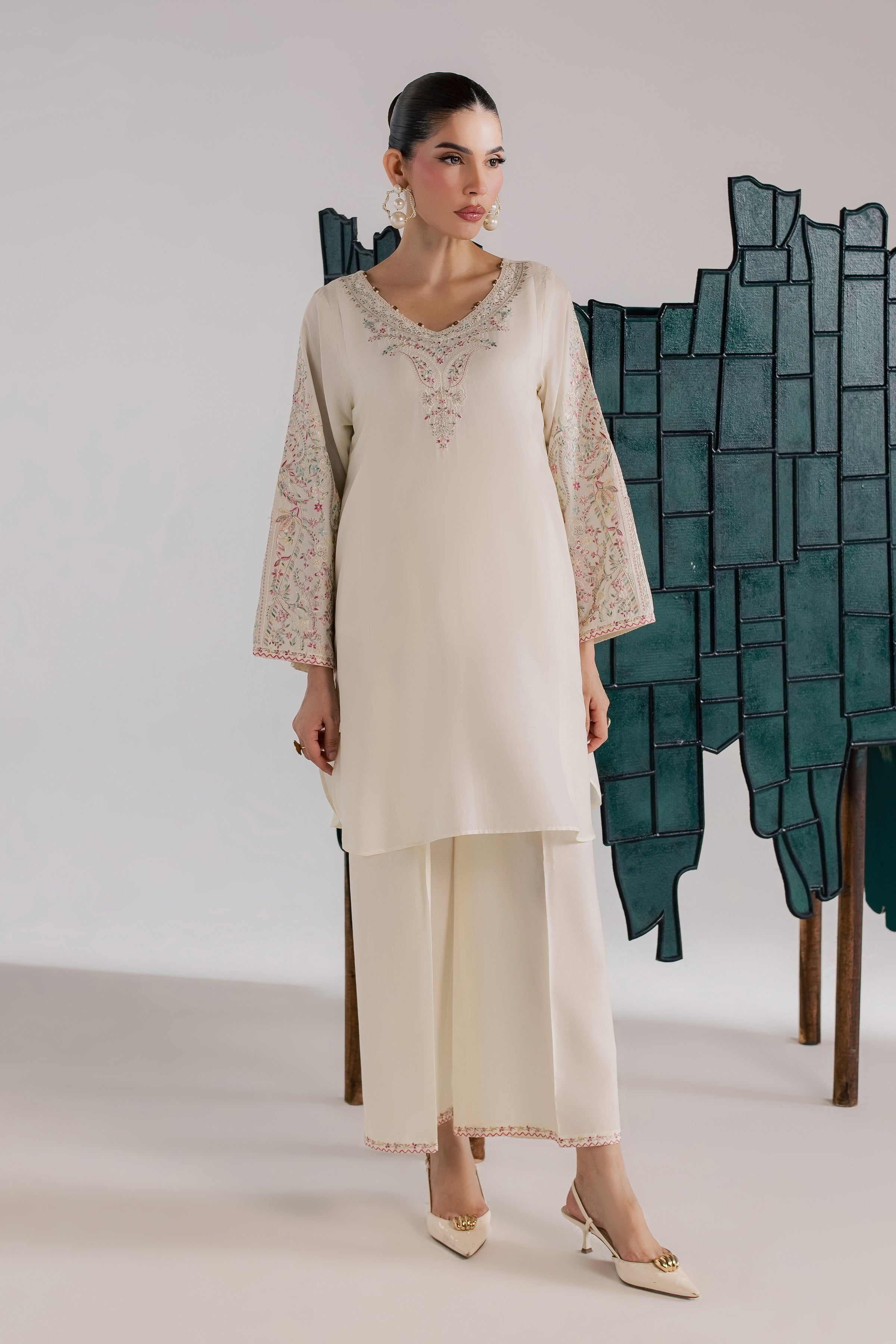  Tiva 2Pc - Luxury Embroidered Lawn BATIKSS26  BATIK   XS / Eggnog / Pima Lawn-S / Eggnog / Pima Lawn-M / Eggnog / Pima Lawn-L / Eggnog / Pima Lawn-XL / Eggnog / Pima Lawn