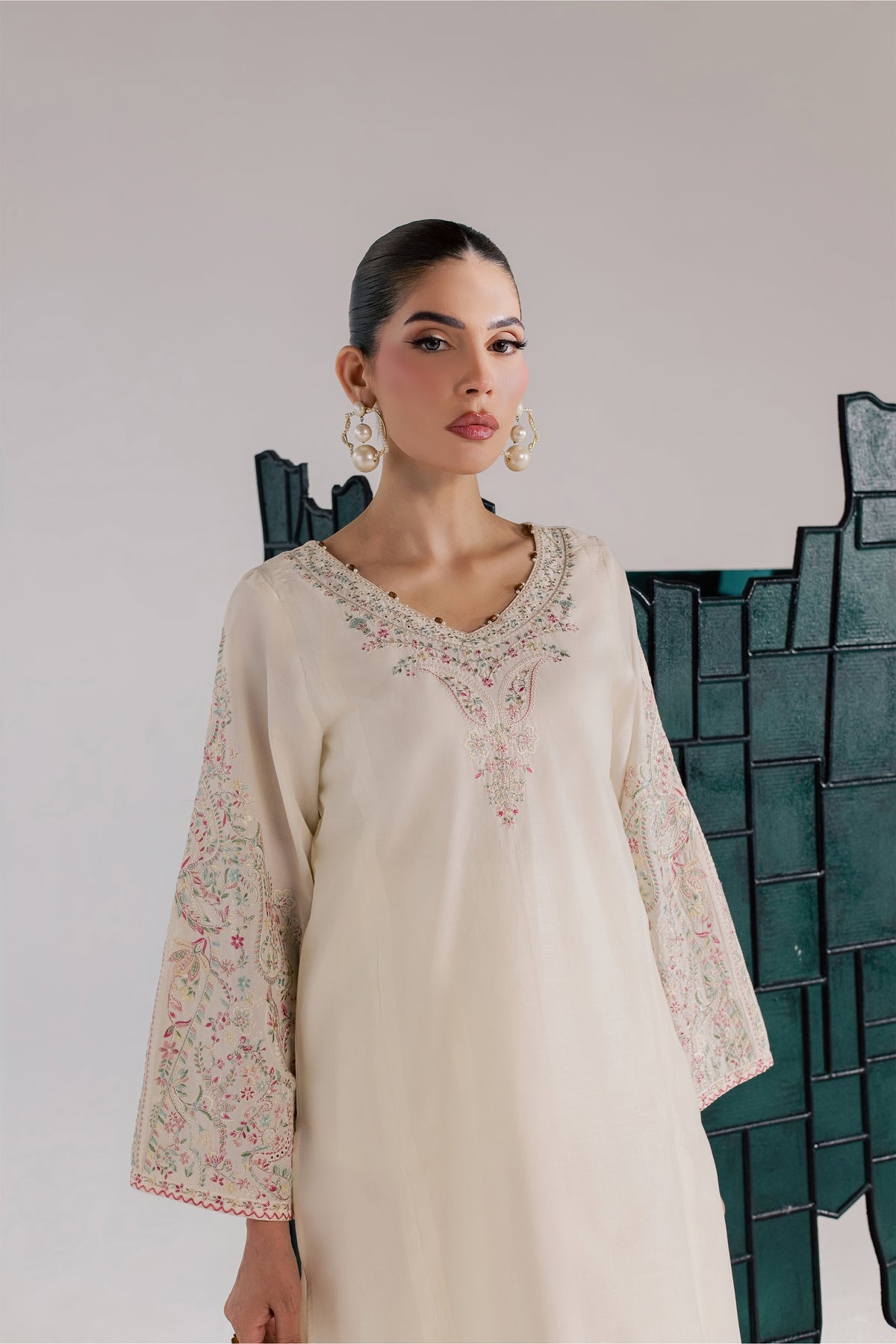  Tiva 2Pc - Luxury Embroidered Lawn BATIKSS26  BATIK   XS / Eggnog / Pima Lawn-S / Eggnog / Pima Lawn-M / Eggnog / Pima Lawn-L / Eggnog / Pima Lawn-XL / Eggnog / Pima Lawn