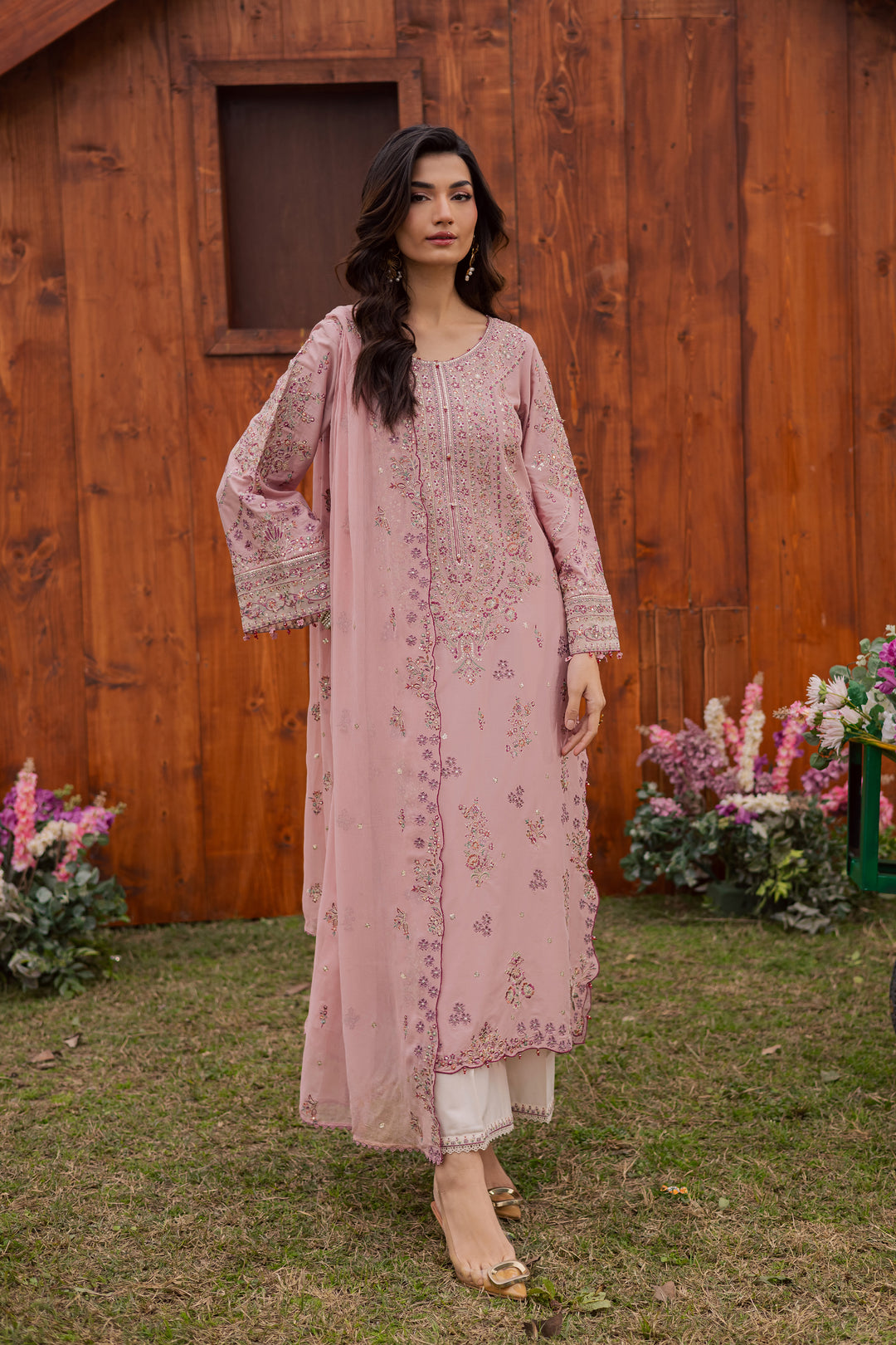  Toska 3Pc - Festive Embroidered Lawn BATIKEID2026  BATIK   XS / Taffy Pink / Pima Lawn-S / Taffy Pink / Pima Lawn-M / Taffy Pink / Pima Lawn-L / Taffy Pink / Pima Lawn-XL / Taffy Pink / Pima Lawn