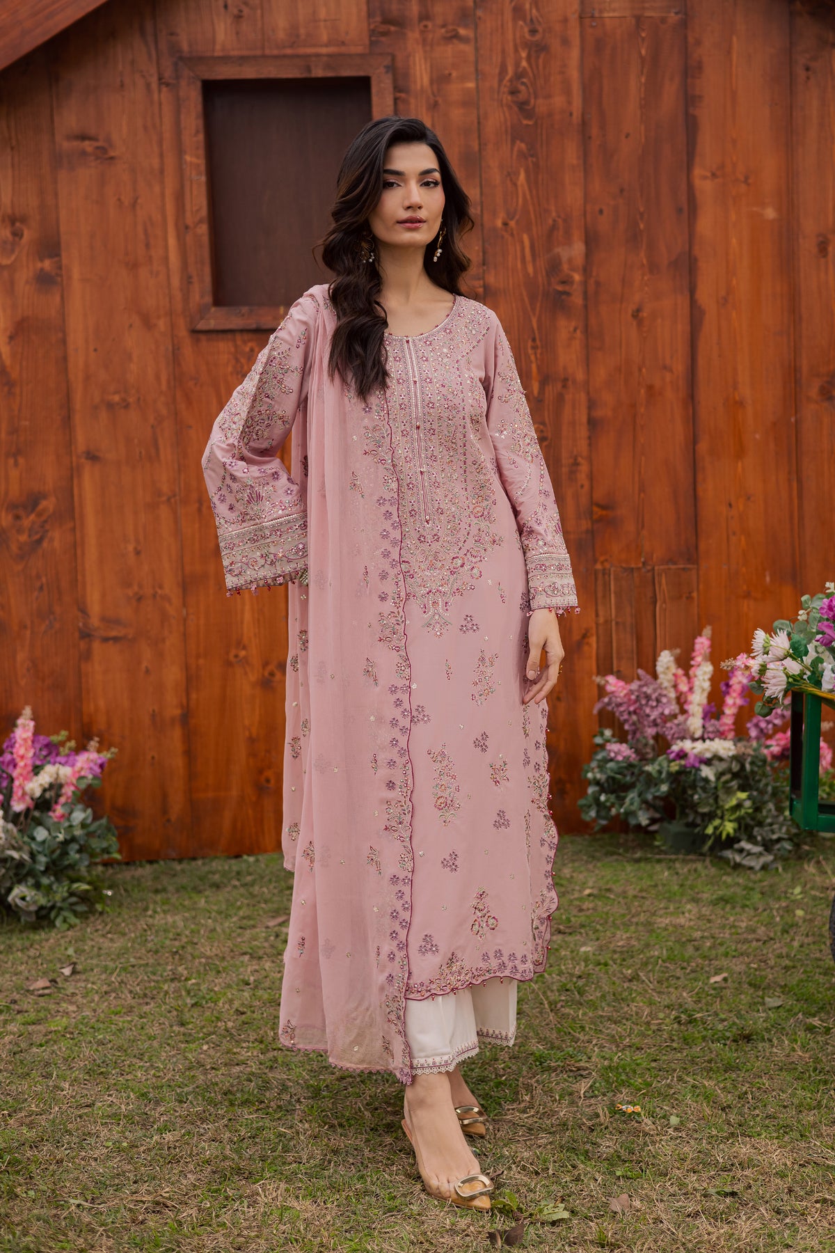  Toska 3Pc - Festive Embroidered Lawn BATIKEID2026  BATIK   XS / Taffy Pink / Pima Lawn-S / Taffy Pink / Pima Lawn-M / Taffy Pink / Pima Lawn-L / Taffy Pink / Pima Lawn-XL / Taffy Pink / Pima Lawn