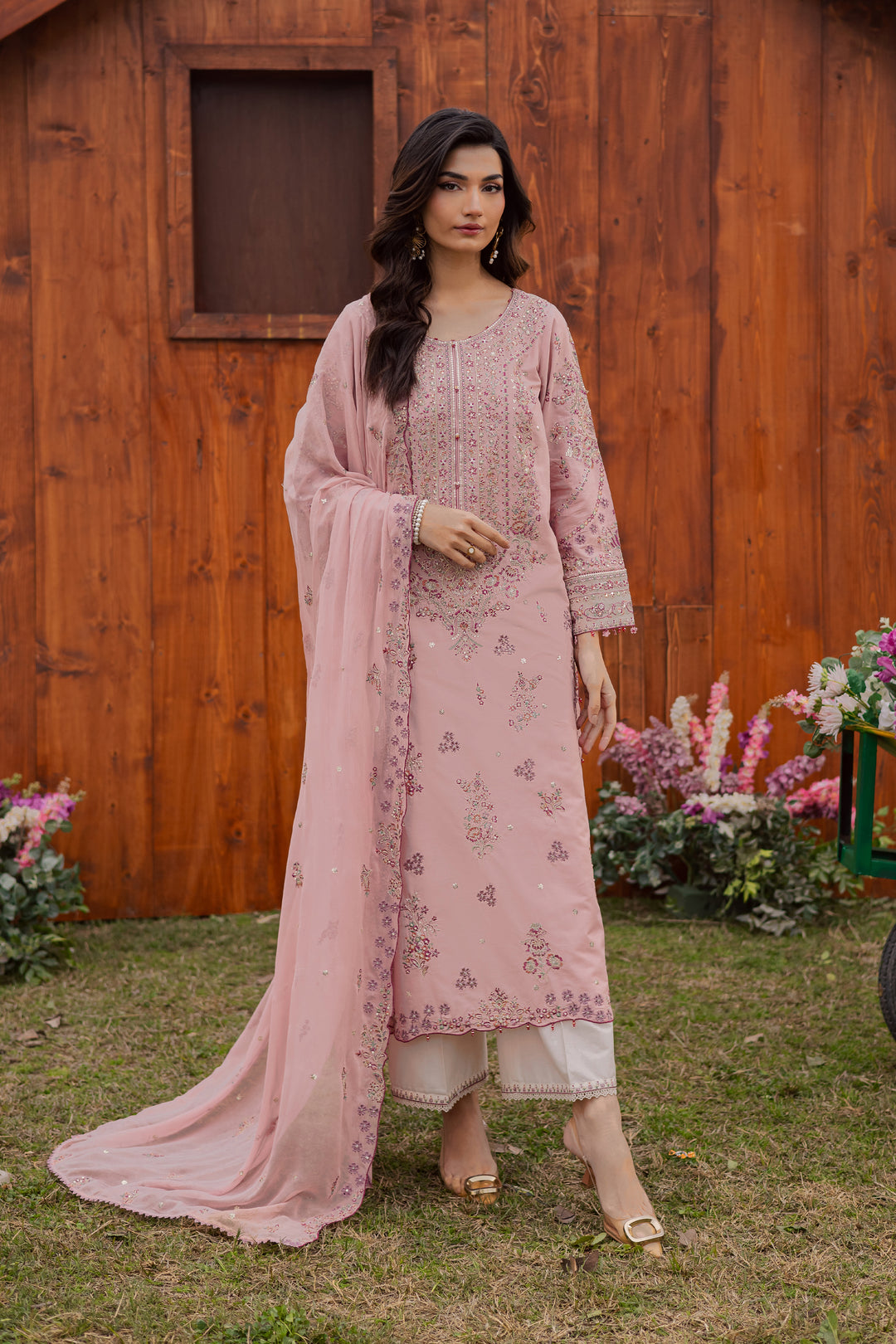  Toska 3Pc - Festive Embroidered Lawn BATIKEID2026  BATIK   XS / Taffy Pink / Pima Lawn-S / Taffy Pink / Pima Lawn-M / Taffy Pink / Pima Lawn-L / Taffy Pink / Pima Lawn-XL / Taffy Pink / Pima Lawn