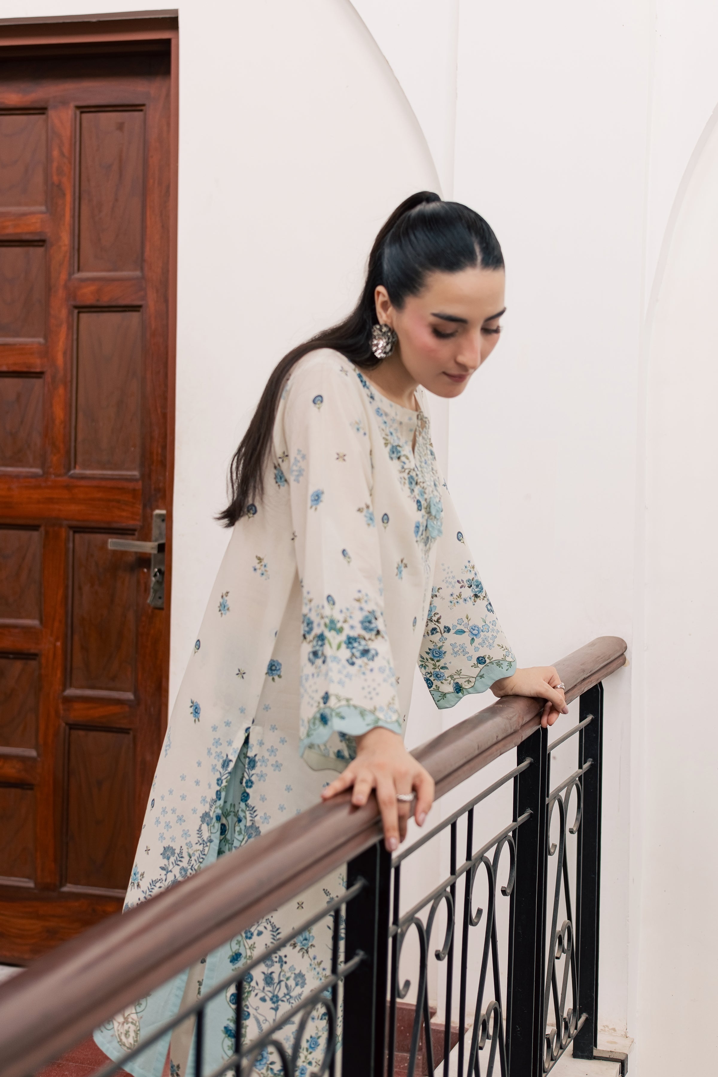  Trey 2Pc - Printed Lawn Dress BATIKSS26  BATIK   XS / Off White / Lawn-S / Off White / Lawn-M / Off White / Lawn-L / Off White / Lawn-XL / Off White / Lawn