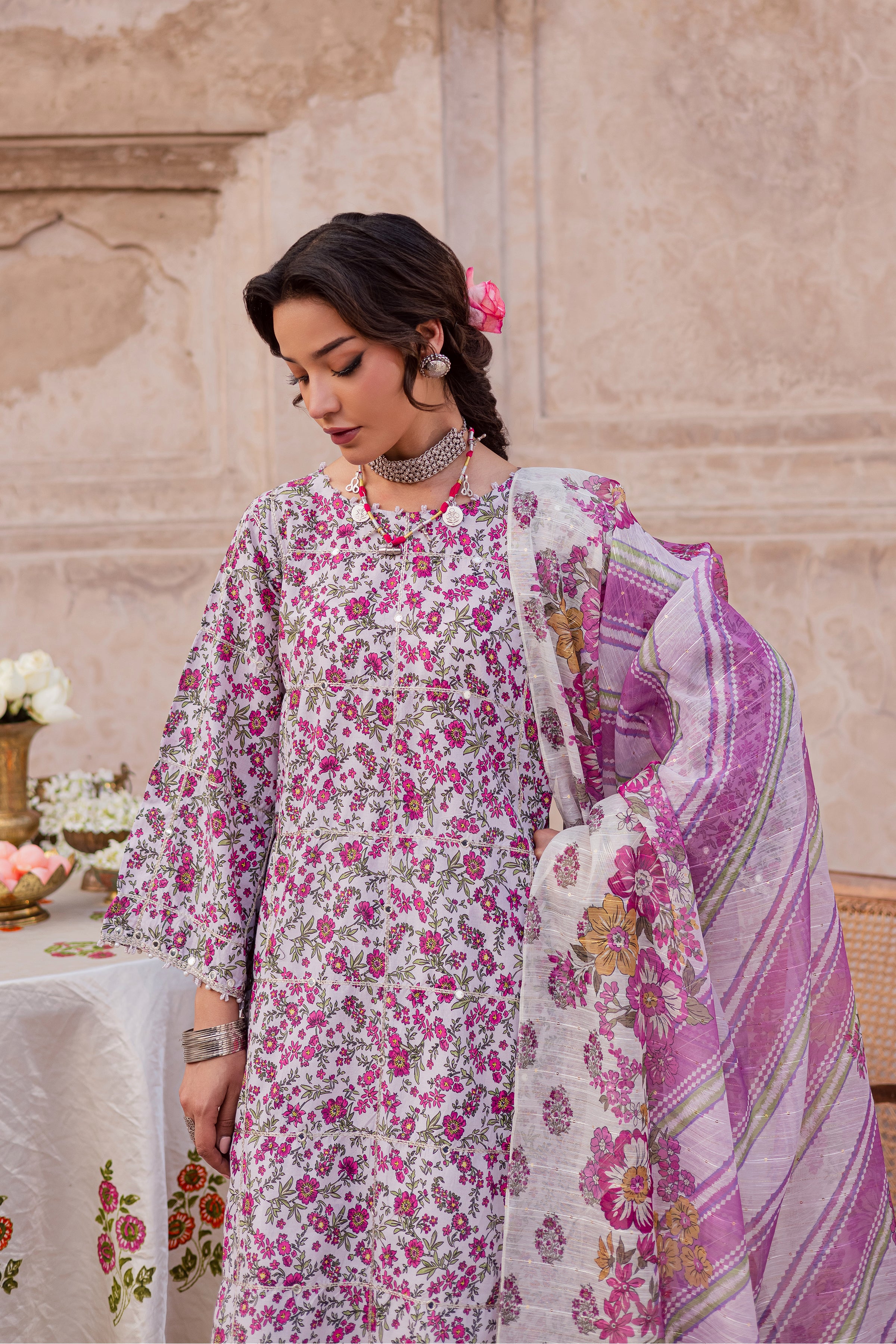  Truce 3Pc - Festive Eid Prints BATIKEID2026  BATIK   XS / Lilac / Lawn-S / Lilac / Lawn-M / Lilac / Lawn-L / Lilac / Lawn-XL / Lilac / Lawn
