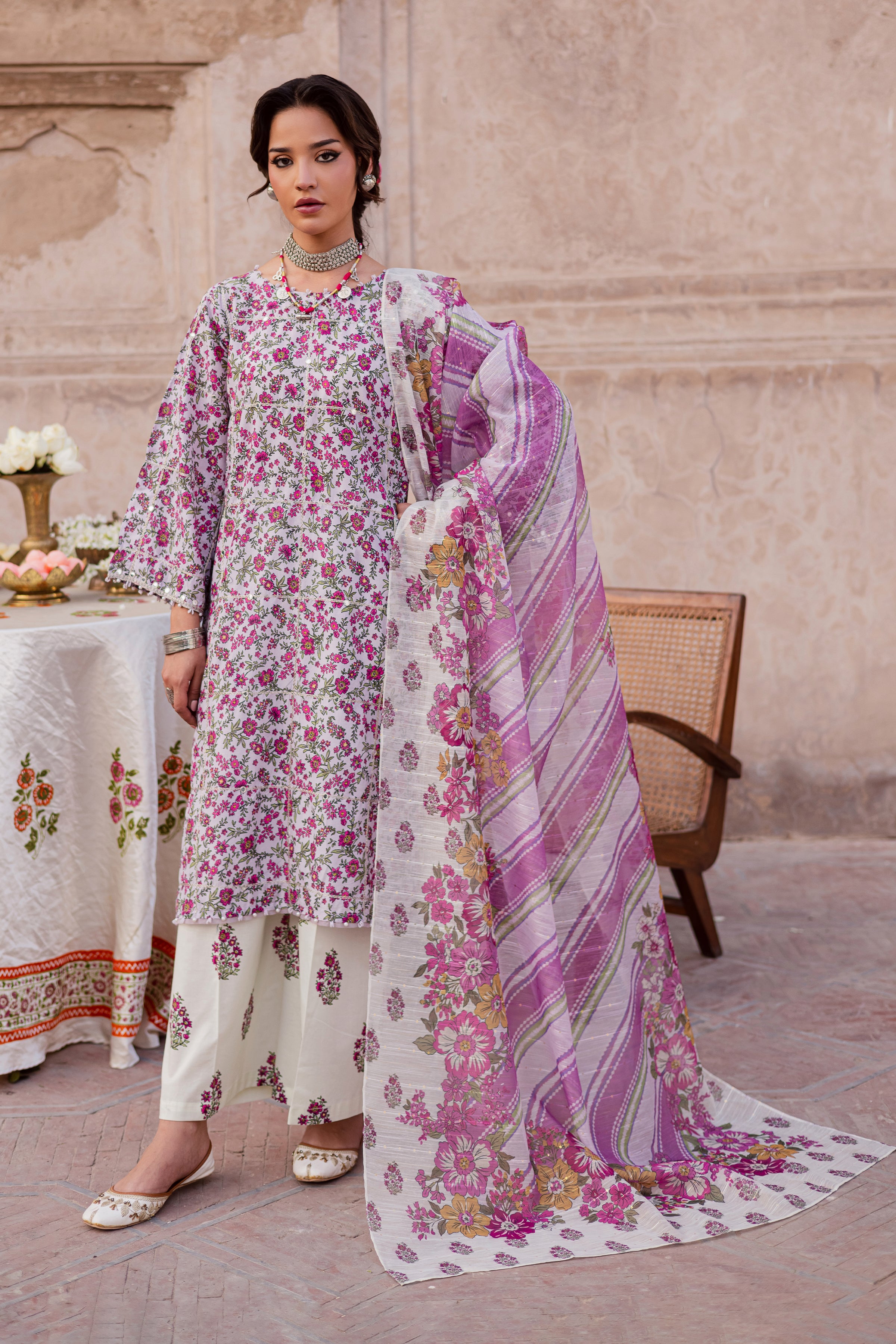 Truce 3Pc - Festive Eid Prints BATIKEID2026  BATIK   XS / Lilac / Lawn-S / Lilac / Lawn-M / Lilac / Lawn-L / Lilac / Lawn-XL / Lilac / Lawn