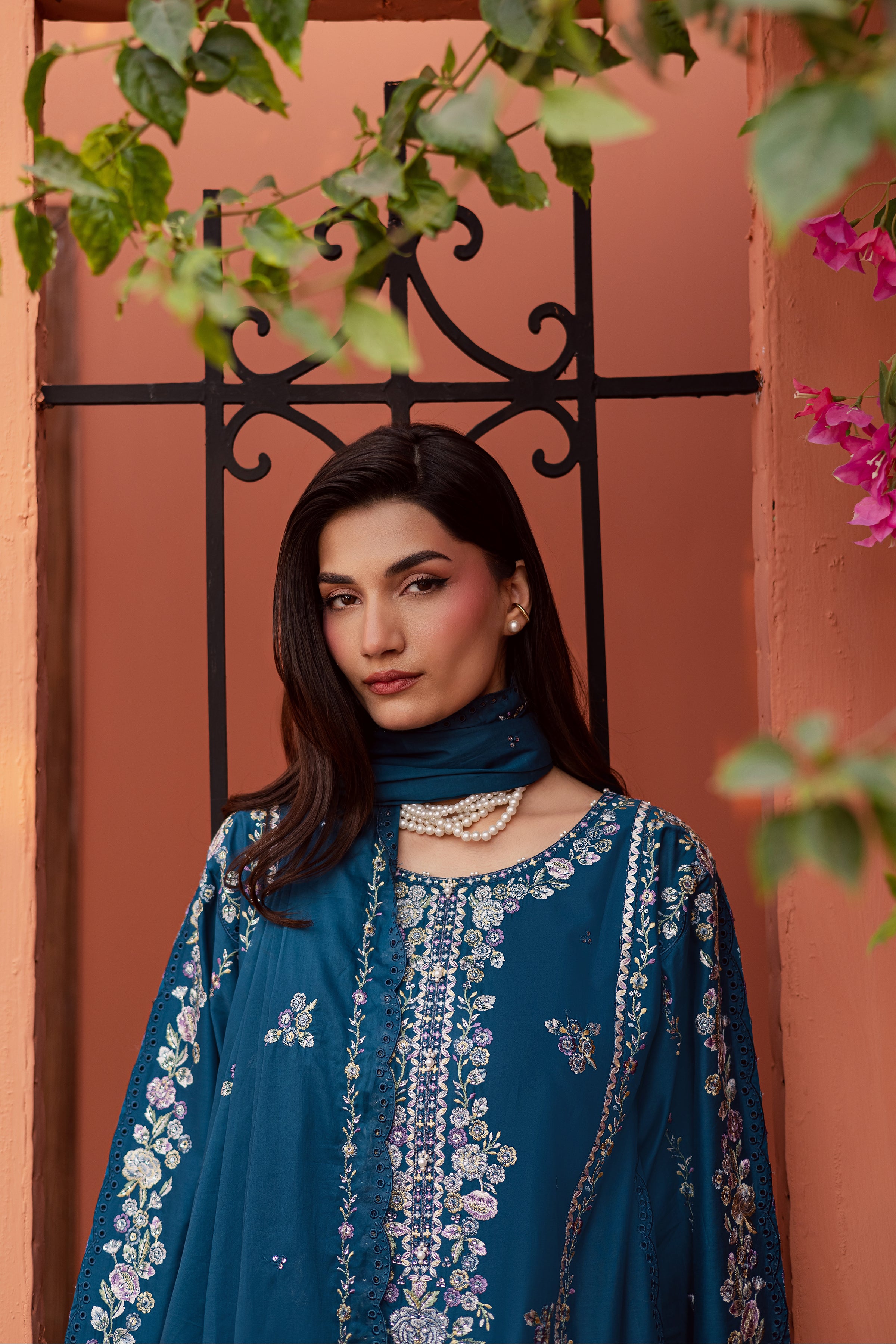  Twilight Bloom 3Pc - Festive Embroidered Lawn BATIKEID2026  BATIK   XS / Moroccan Blue / Pima Lawn-S / Moroccan Blue / Pima Lawn-M / Moroccan Blue / Pima Lawn-L / Moroccan Blue / Pima Lawn-XL / Moroccan Blue / Pima Lawn