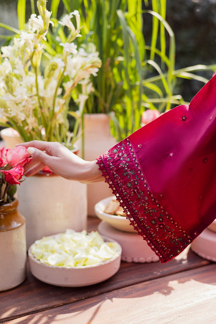  Ursula 3Pc - Festive Embroidered Lawn BATIKEID2026  BATIK   XS / Maroon / Pima Lawn-S / Maroon / Pima Lawn-M / Maroon / Pima Lawn-L / Maroon / Pima Lawn-XL / Maroon / Pima Lawn