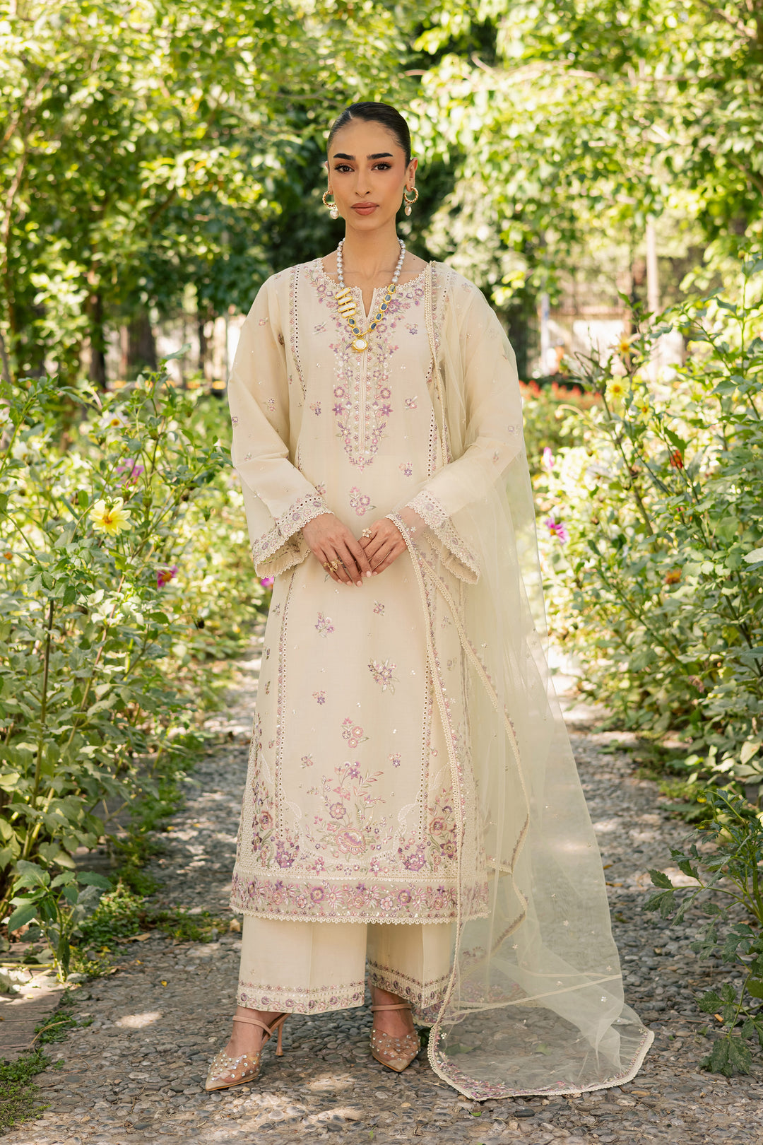  Vanilla 3Pc - Festive Embroidered Lawn BATIKSS26  BATIK   XS / Beige / Pima Lawn-S / Beige / Pima Lawn-M / Beige / Pima Lawn-L / Beige / Pima Lawn-XL / Beige / Pima Lawn