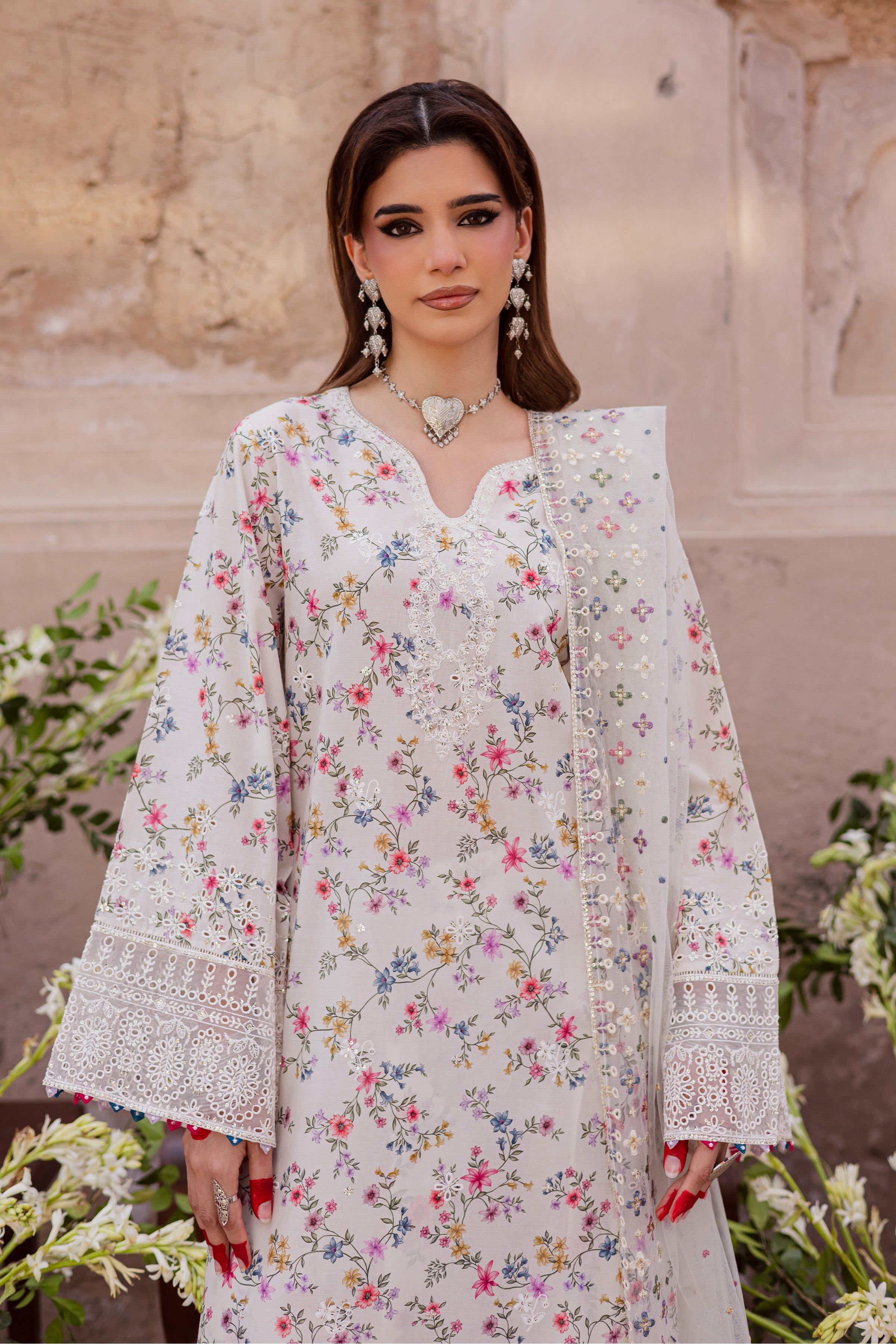  Wisteria 3Pc - Festive Eid Prints BATIKEID2026  BATIK   XS / Off White / Lawn-S / Off White / Lawn-M / Off White / Lawn-L / Off White / Lawn-XL / Off White / Lawn