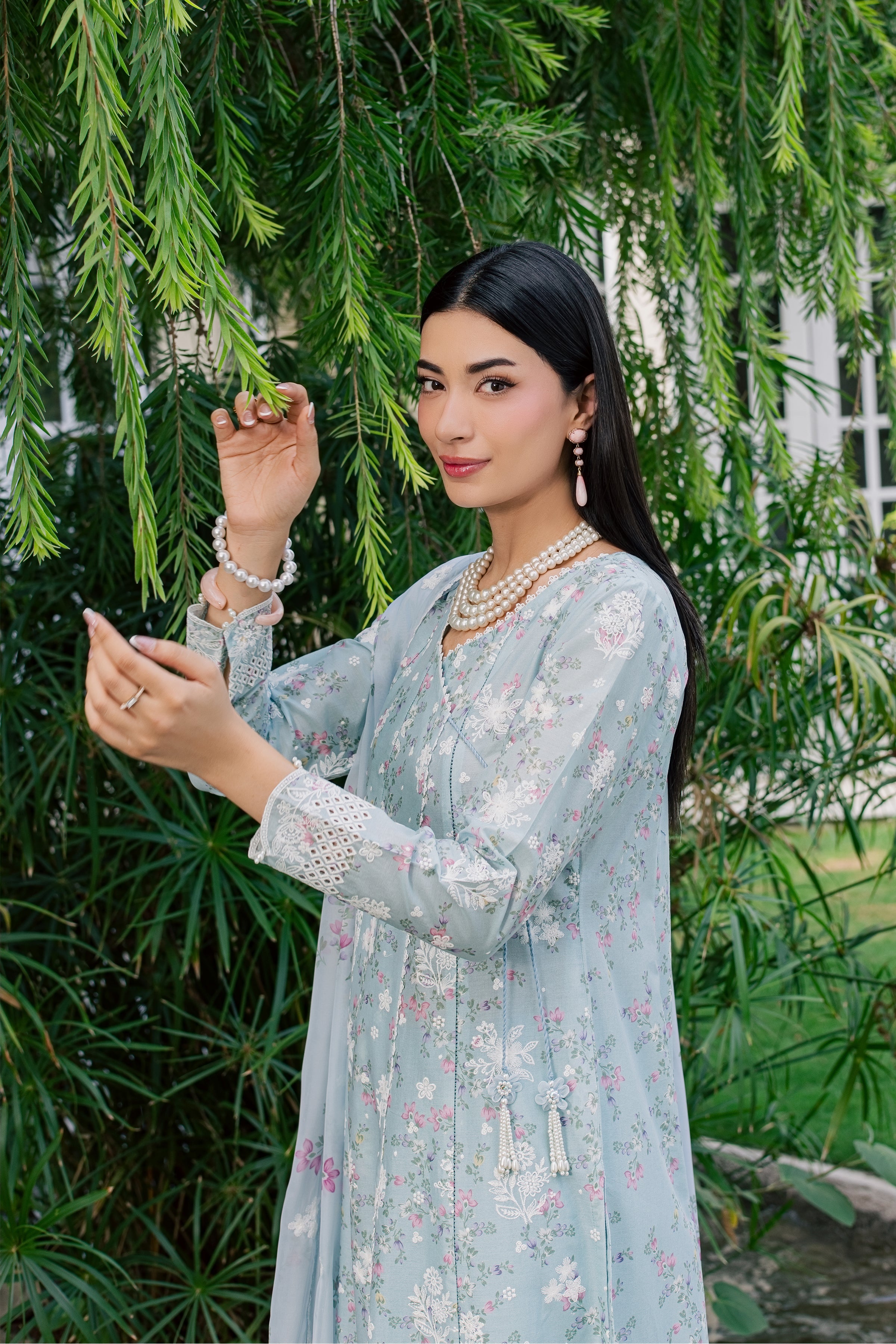  Yara 3Pc - Luxury Embroidered Lawn BATIKSS26  BATIK   XS / Sky Blue / Lawn-S / Sky Blue / Lawn-M / Sky Blue / Lawn-L / Sky Blue / Lawn-XL / Sky Blue / Lawn