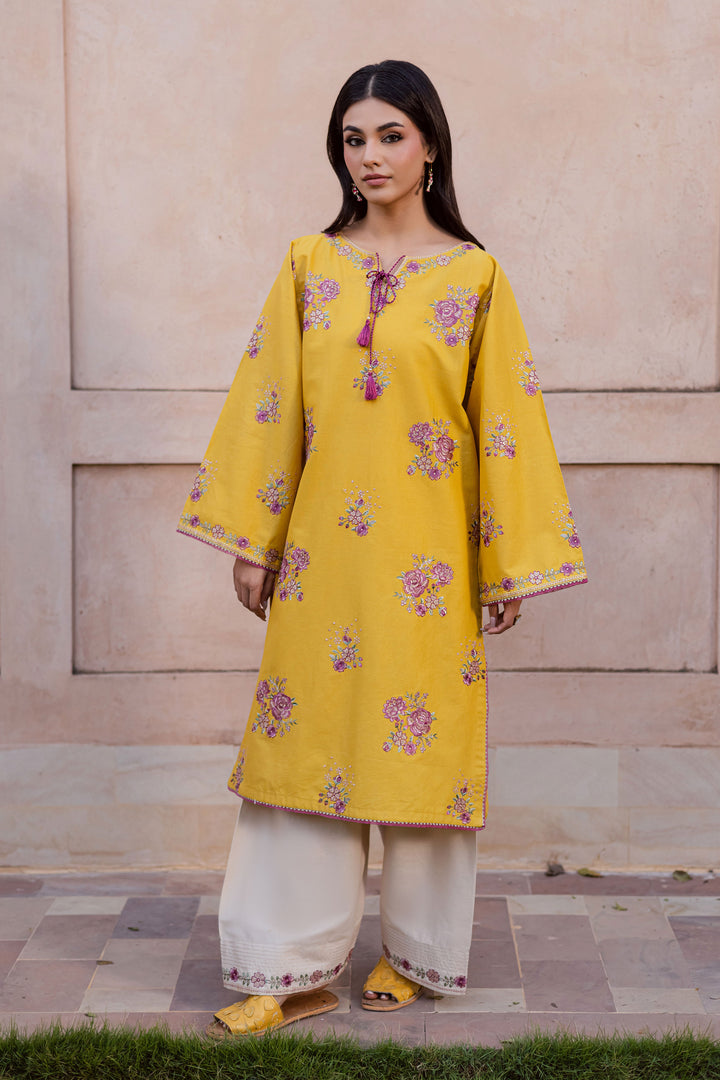  Yellow Anya 2Pc - Embroidered Khaddar Dress BATIK WINTER PRET 2025  BATIK   XS / Lemon / Khaddar-S / Lemon / Khaddar-M / Lemon / Khaddar-L / Lemon / Khaddar-XL / Lemon / Khaddar