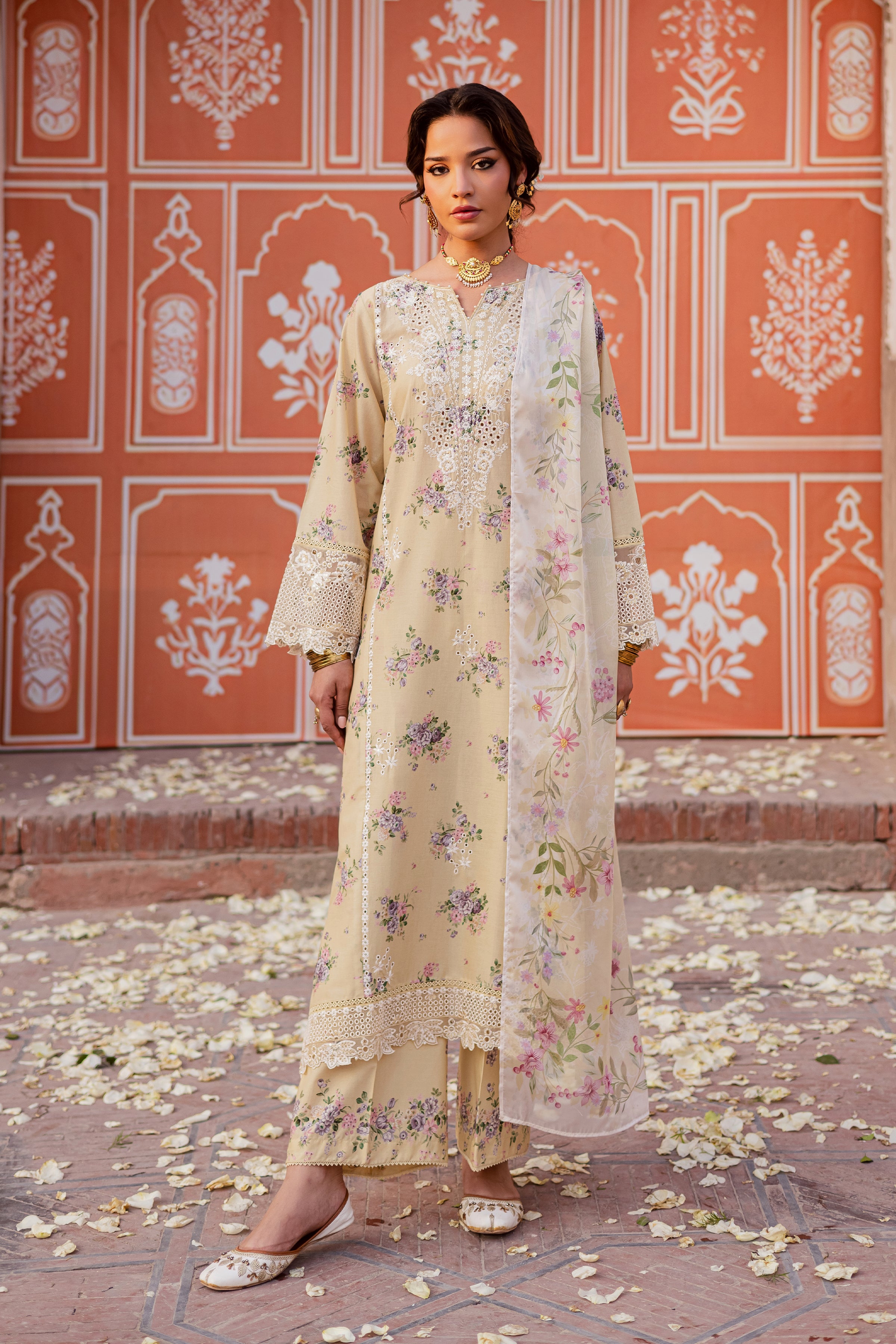  Yellow Pie 3Pc - Festive Eid Prints BATIKEID2026  BATIK   XS / Yellow / Lawn-S / Yellow / Lawn-M / Yellow / Lawn-L / Yellow / Lawn-XL / Yellow / Lawn