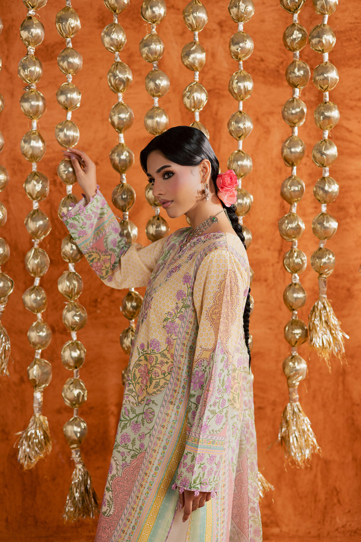  Yellow Tofu 3Pc - Printed Lawn Dress BATIKEID2026  BATIK   XS / Pastel Yellow / Lawn-S / Pastel Yellow / Lawn-M / Pastel Yellow / Lawn-L / Pastel Yellow / Lawn-XL / Pastel Yellow / Lawn