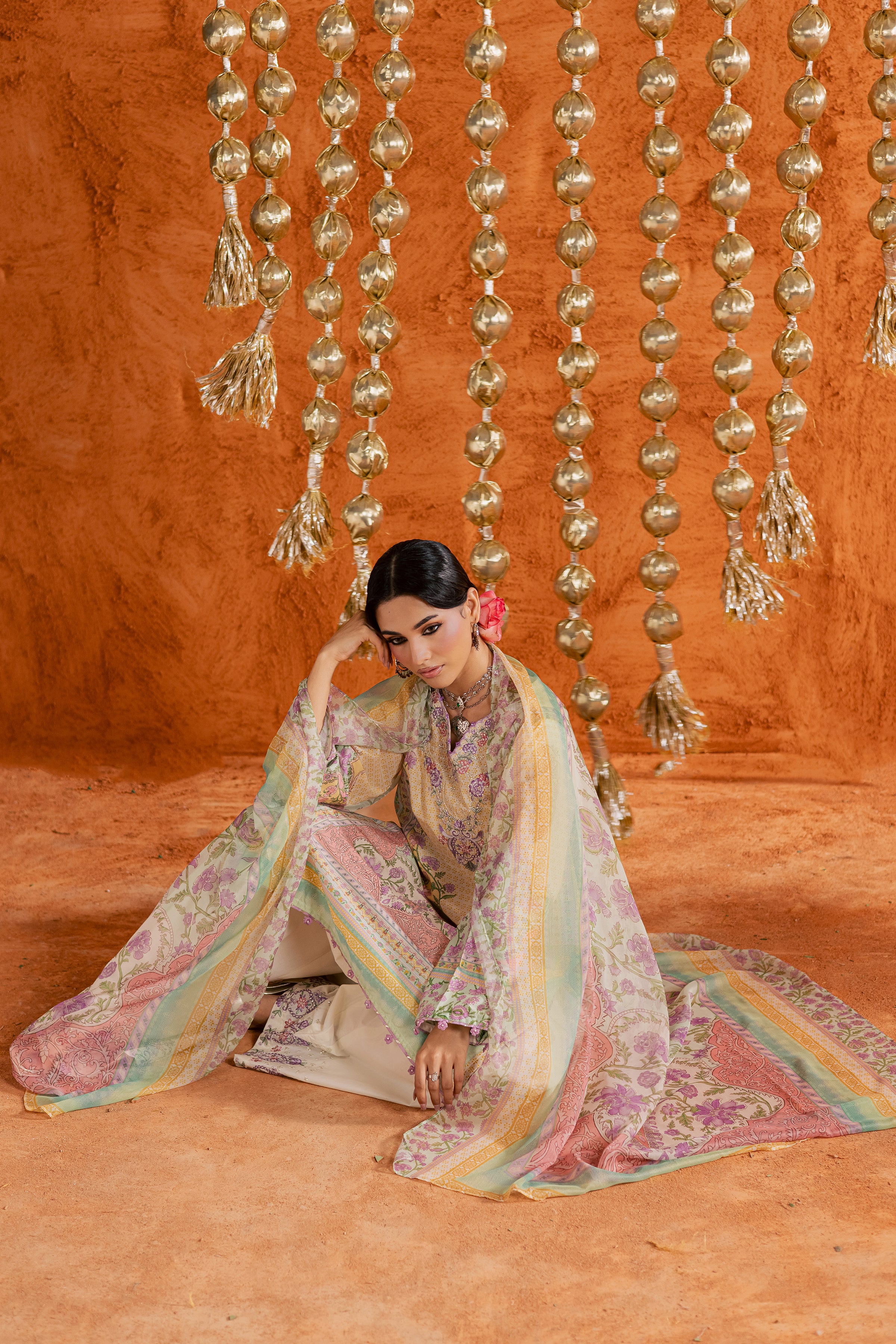  Yellow Tofu 3Pc - Printed Lawn Dress BATIKEID2026  BATIK   XS / Pastel Yellow / Lawn-S / Pastel Yellow / Lawn-M / Pastel Yellow / Lawn-L / Pastel Yellow / Lawn-XL / Pastel Yellow / Lawn