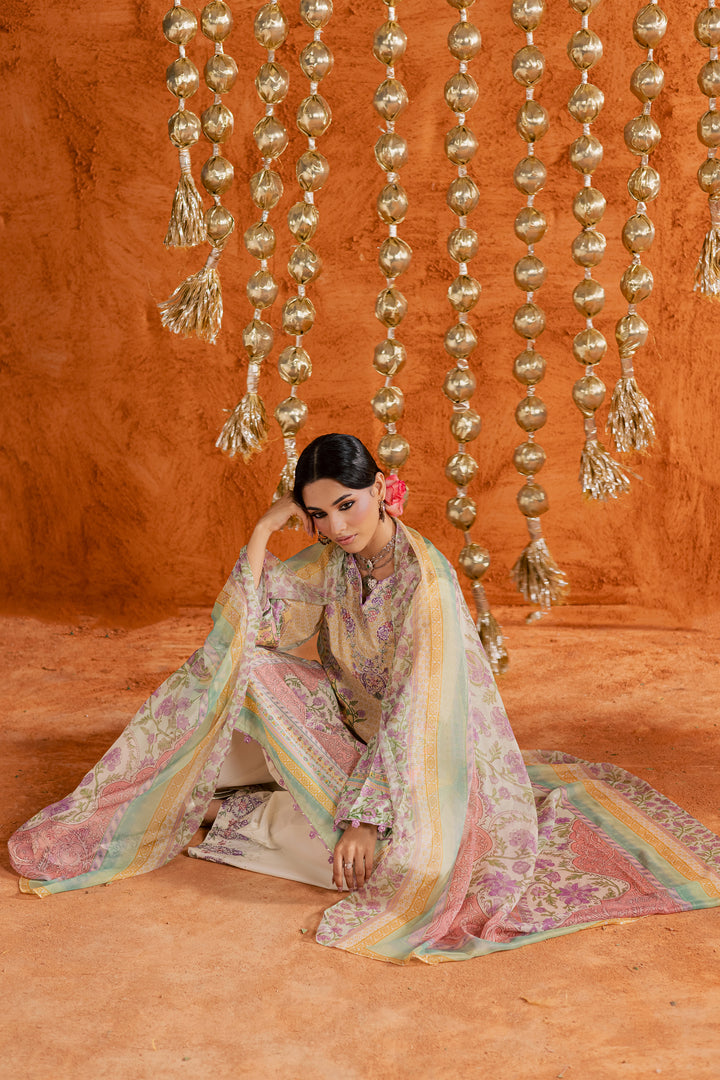  Yellow Tofu 3Pc - Printed Lawn Dress BATIKEID2026  BATIK   XS / Pastel Yellow / Lawn-S / Pastel Yellow / Lawn-M / Pastel Yellow / Lawn-L / Pastel Yellow / Lawn-XL / Pastel Yellow / Lawn