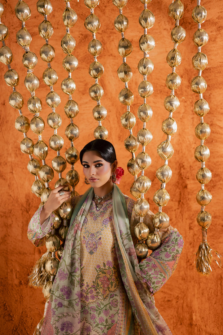  Yellow Tofu 3Pc - Printed Lawn Dress BATIKEID2026  BATIK   XS / Pastel Yellow / Lawn-S / Pastel Yellow / Lawn-M / Pastel Yellow / Lawn-L / Pastel Yellow / Lawn-XL / Pastel Yellow / Lawn