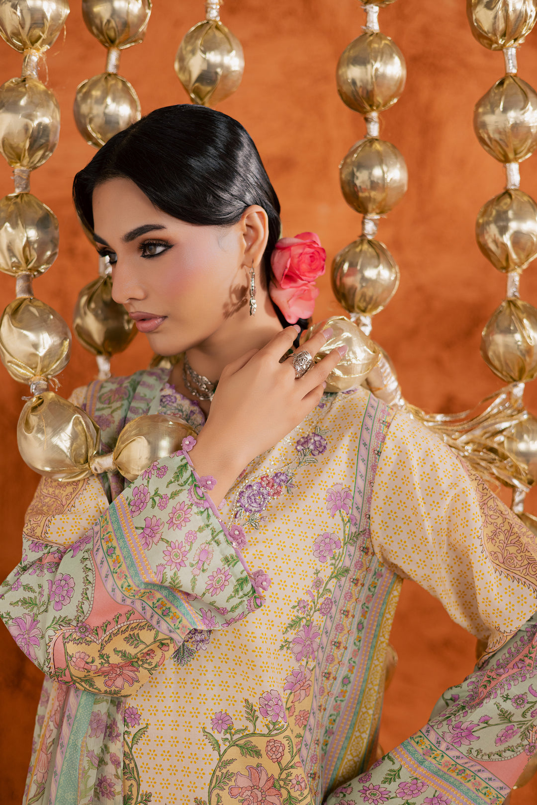  Yellow Tofu 3Pc - Printed Lawn Dress BATIKEID2026  BATIK   XS / Pastel Yellow / Lawn-S / Pastel Yellow / Lawn-M / Pastel Yellow / Lawn-L / Pastel Yellow / Lawn-XL / Pastel Yellow / Lawn