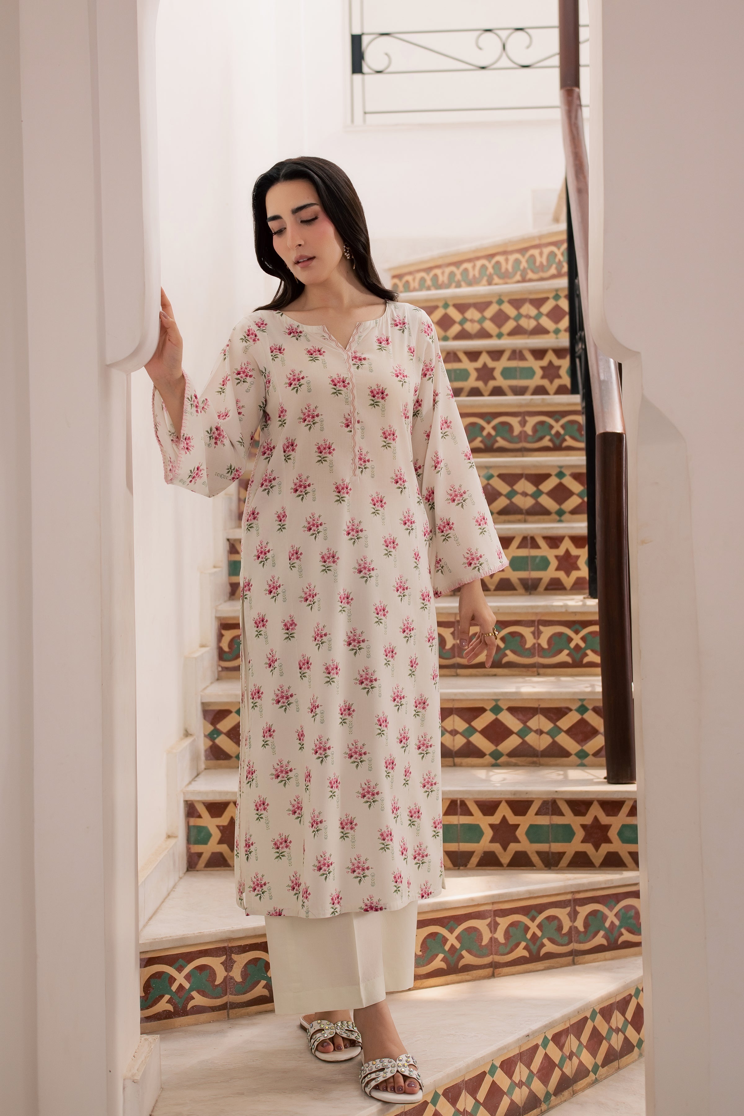  Yugioh 2Pc - Printed Lawn Dress BATIKSS26  BATIK   XS / Off White / Lawn-S / Off White / Lawn-M / Off White / Lawn-L / Off White / Lawn-XL / Off White / Lawn