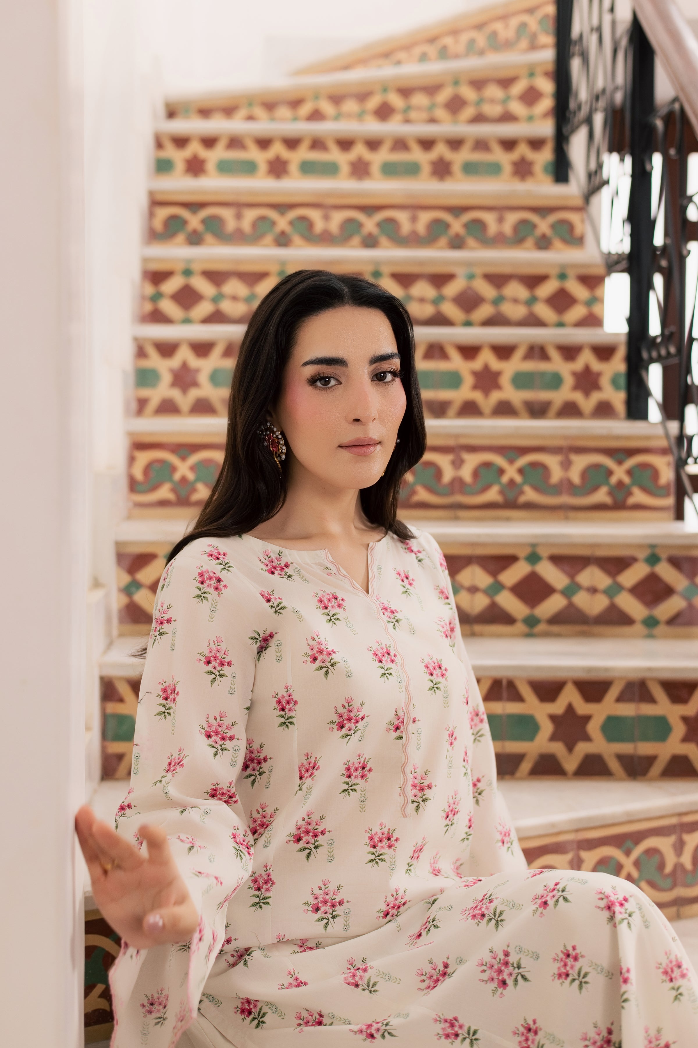  Yugioh 2Pc - Printed Lawn Dress BATIKSS26  BATIK   XS / Off White / Lawn-S / Off White / Lawn-M / Off White / Lawn-L / Off White / Lawn-XL / Off White / Lawn