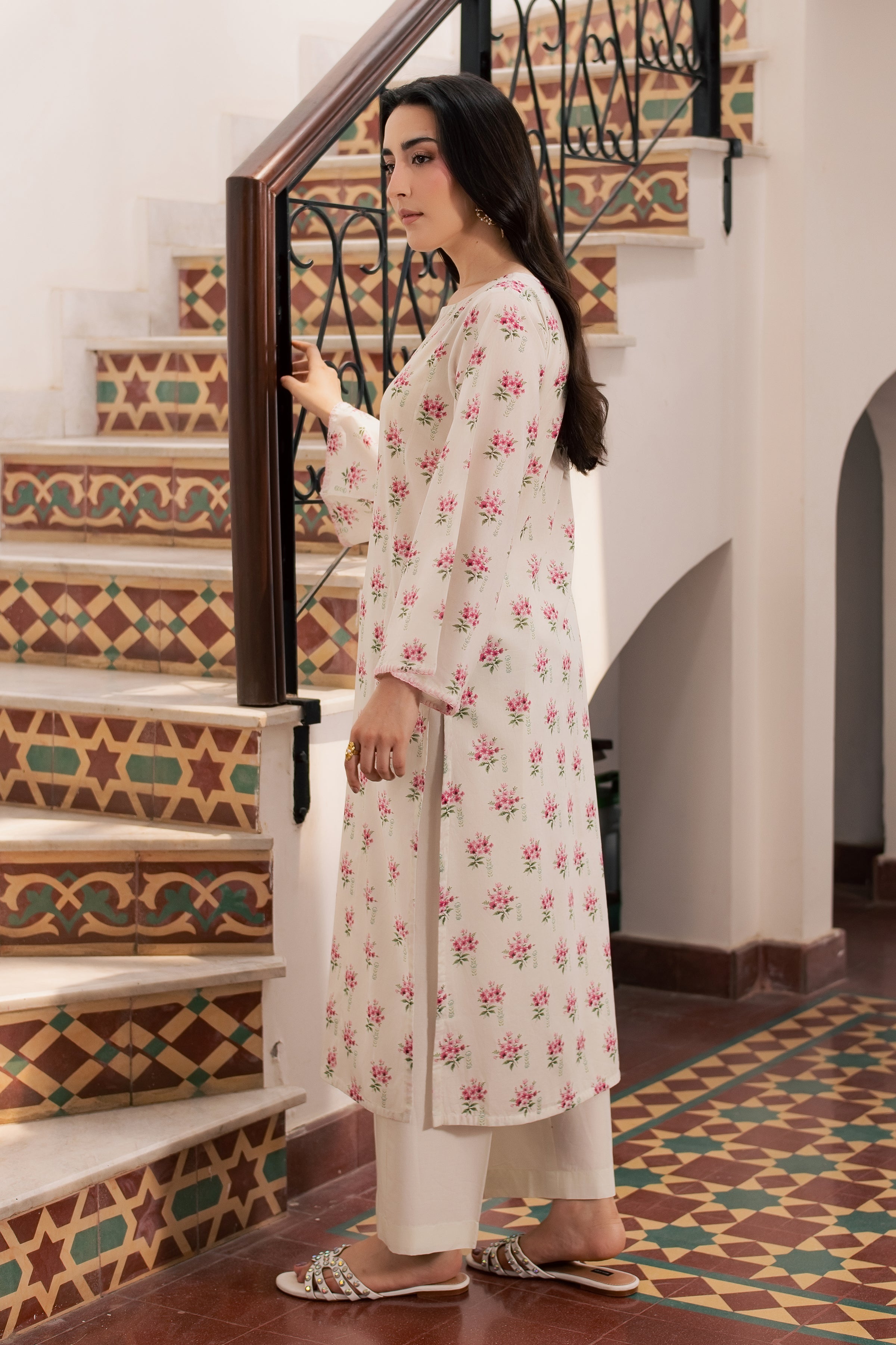  Yugioh 2Pc - Printed Lawn Dress BATIKSS26  BATIK   XS / Off White / Lawn-S / Off White / Lawn-M / Off White / Lawn-L / Off White / Lawn-XL / Off White / Lawn