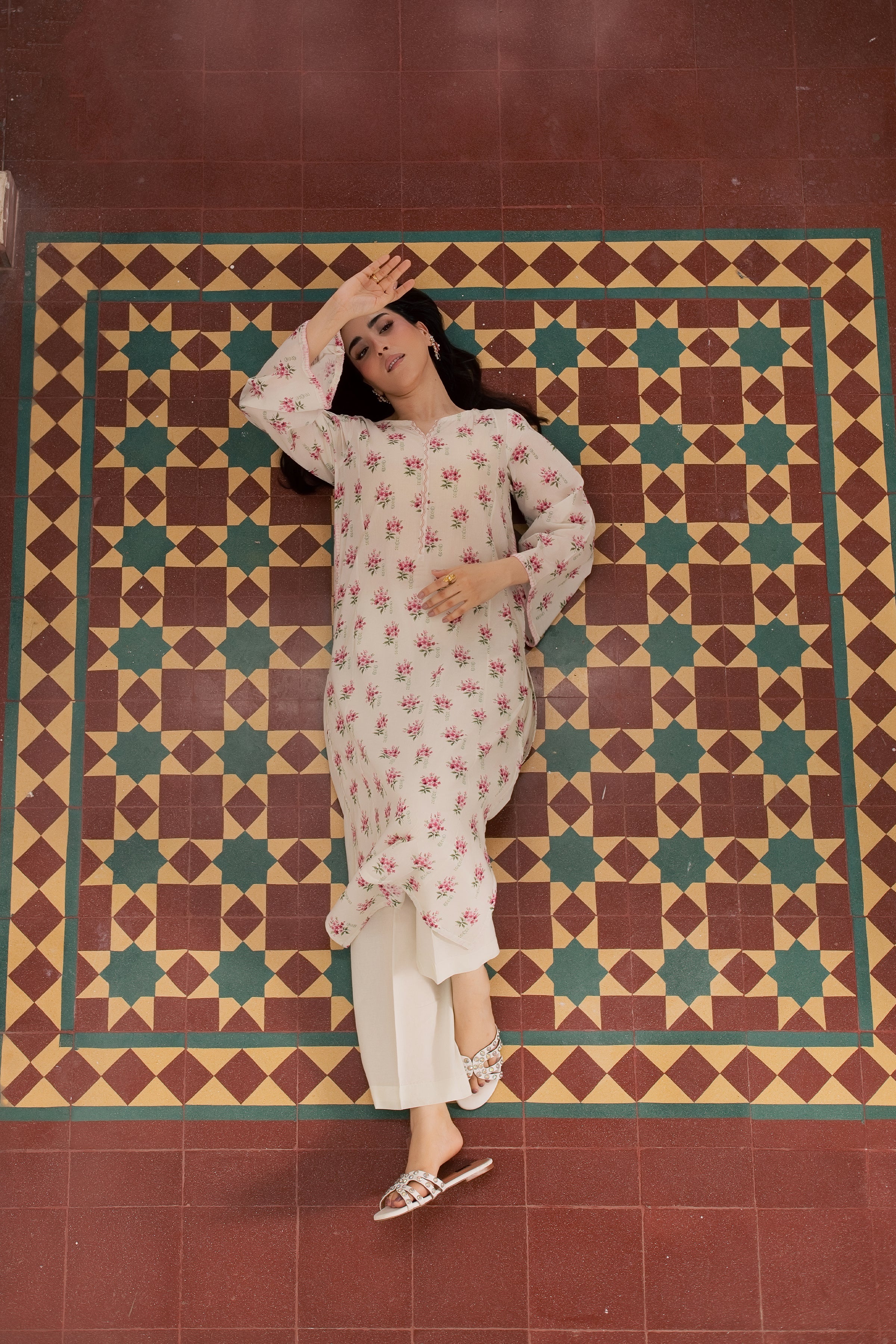  Yugioh 2Pc - Printed Lawn Dress BATIKSS26  BATIK   XS / Off White / Lawn-S / Off White / Lawn-M / Off White / Lawn-L / Off White / Lawn-XL / Off White / Lawn