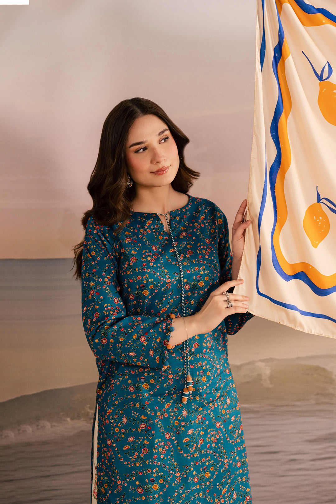  Yunna 2Pc - Printed Lawn Dress BATIKSS26  BATIK   XS / Blue / Lawn-S / Blue / Lawn-M / Blue / Lawn-L / Blue / Lawn-XL / Blue / Lawn