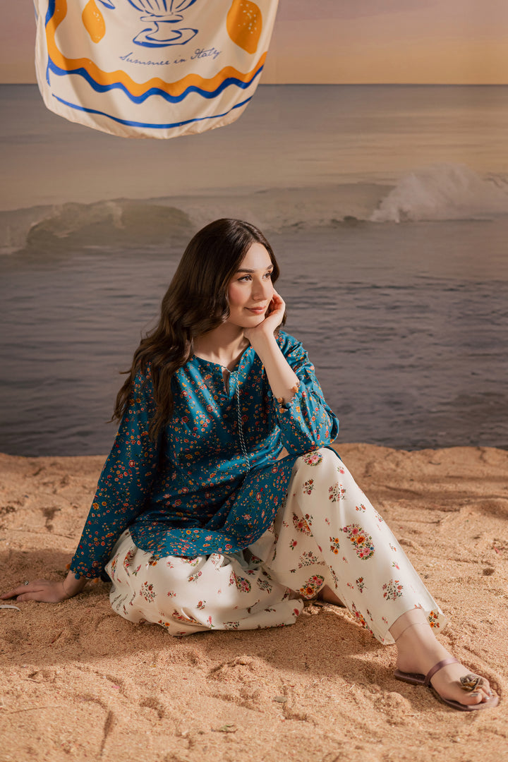  Yunna 2Pc - Printed Lawn Dress BATIKSS26  BATIK   XS / Blue / Lawn-S / Blue / Lawn-M / Blue / Lawn-L / Blue / Lawn-XL / Blue / Lawn