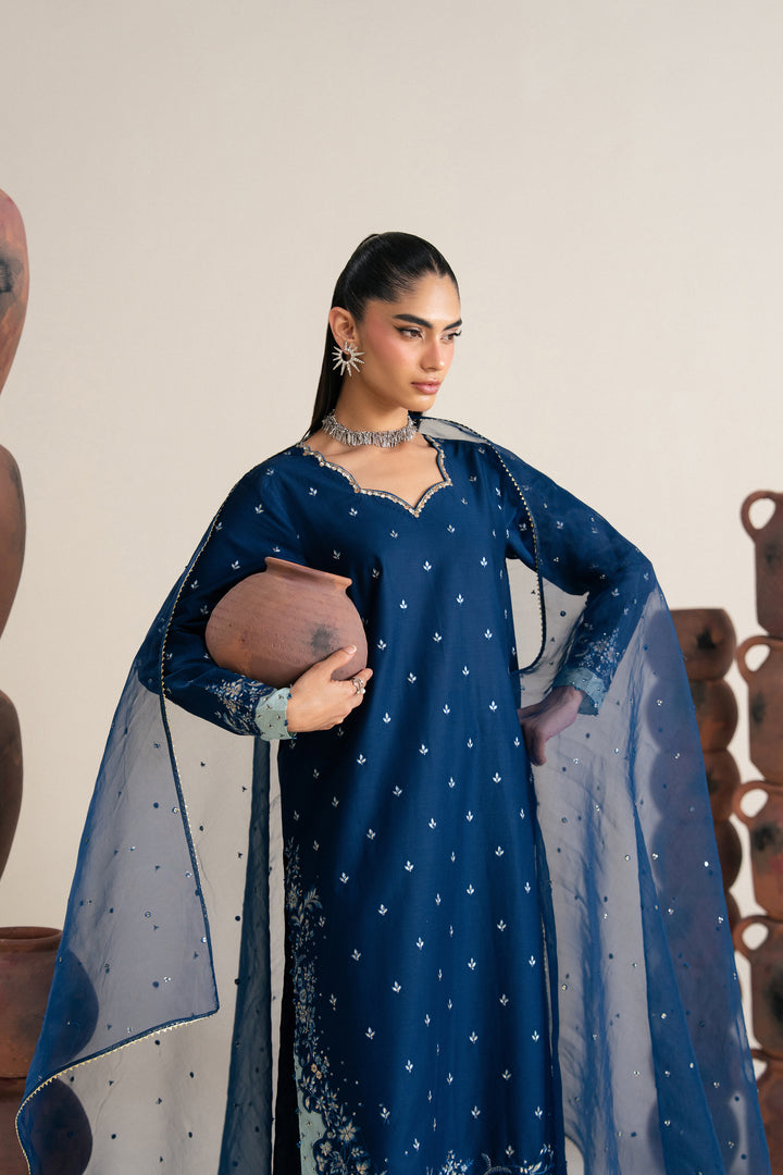  Zaviyaa 3Pc - Festive Eid Pret BATIKSS26  BATIK   XS / Royal Blue / Giza-S / Royal Blue / Giza-M / Royal Blue / Giza-L / Royal Blue / Giza-XL / Royal Blue / Giza