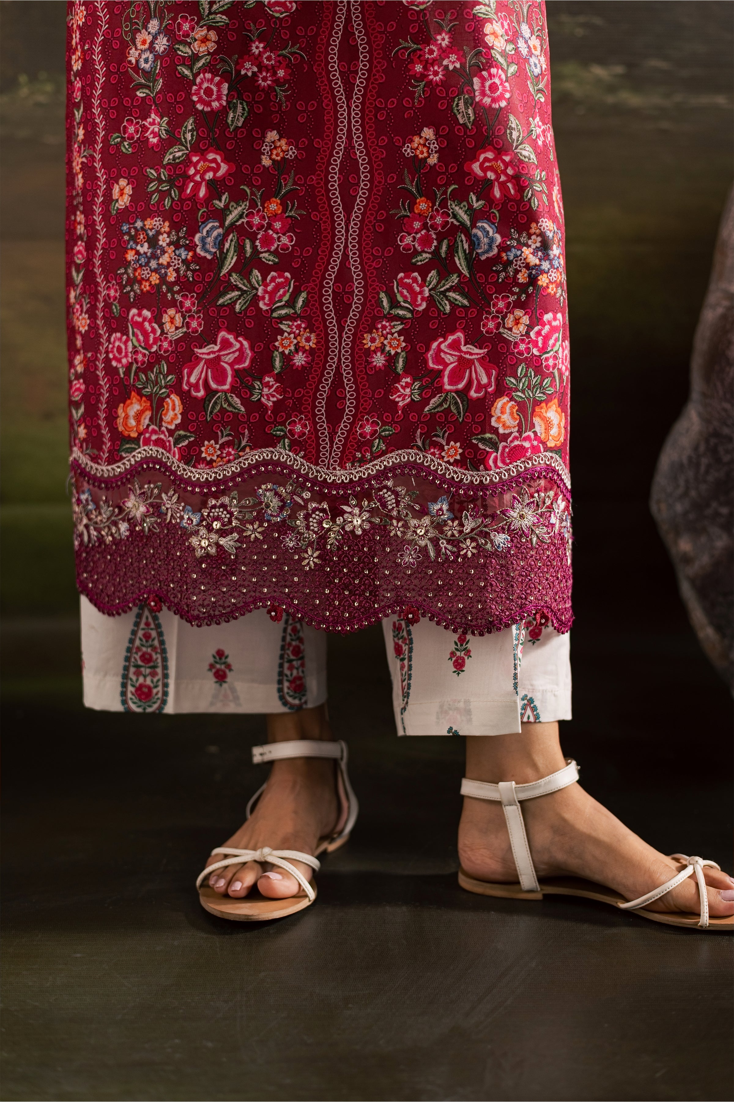  Zim 2Pc - Printed Lawn Dress BATIKSS26  BATIK   XS / Pink / Lawn-S / Pink / Lawn-M / Pink / Lawn-L / Pink / Lawn-XL / Pink / Lawn