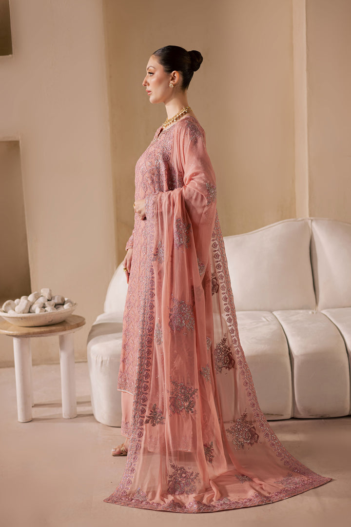 Almas 3Pc - Embroidered Luxe Pret