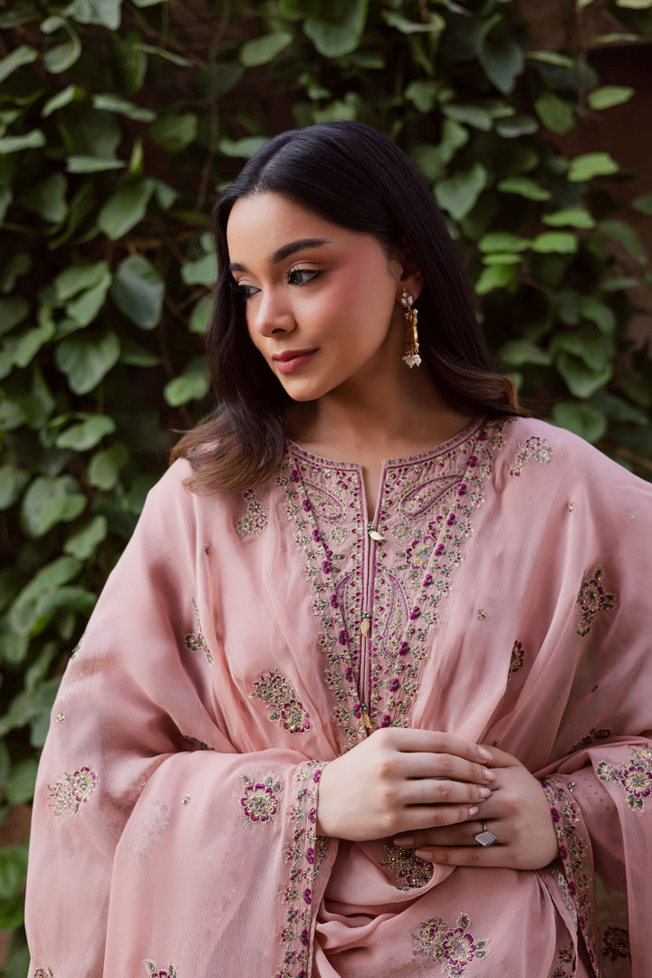 Arzu 3Pc - Embroidered Karandi Dress