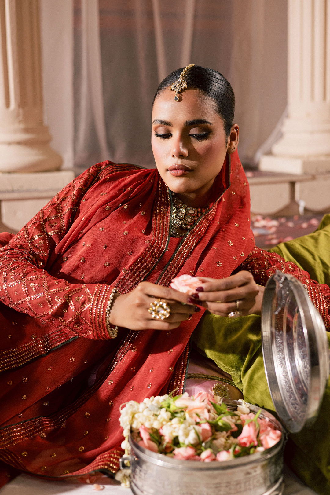 Crusteez 3Pc - Chiffon Wedding Frock