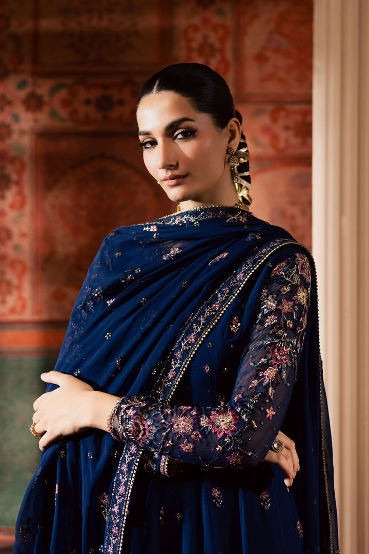 Earliblue 3Pc - Chiffon Wedding Frock